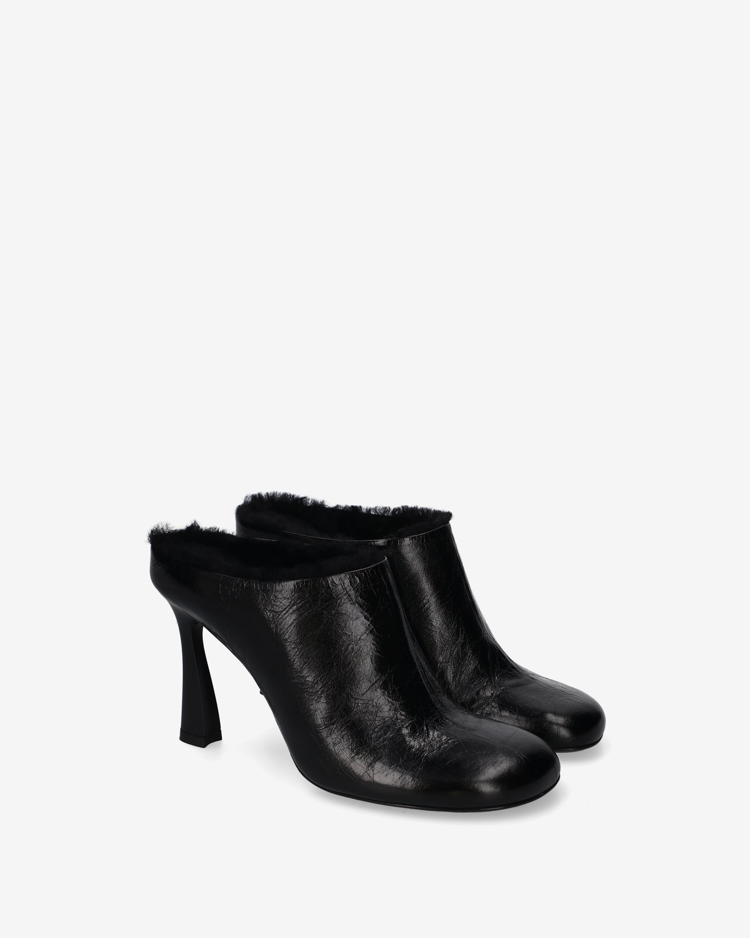 Premiata Mules & Slippers Shearling Mules Down mules noir 38