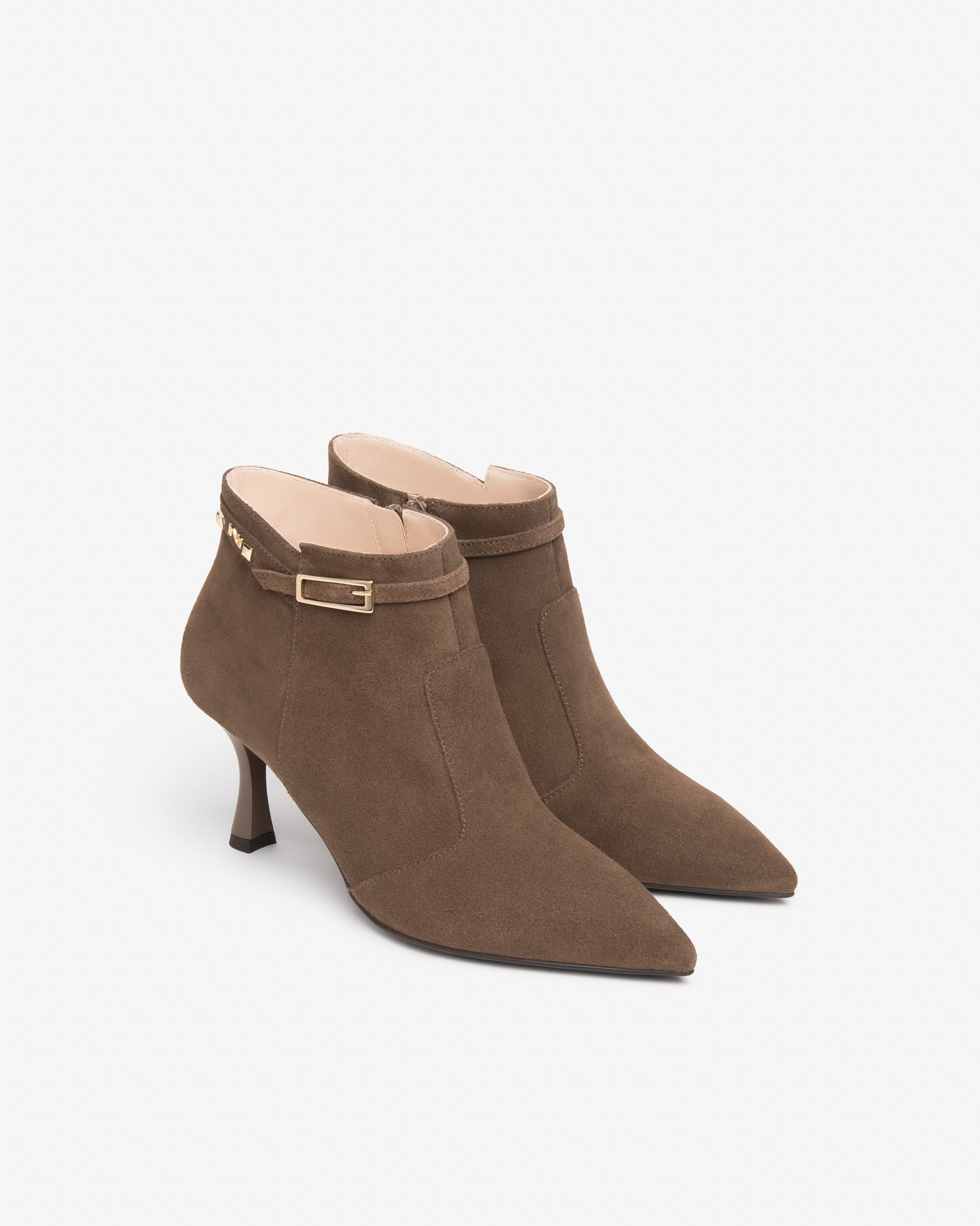 Nero Giardini Ankle Booties bottines femme daim talon