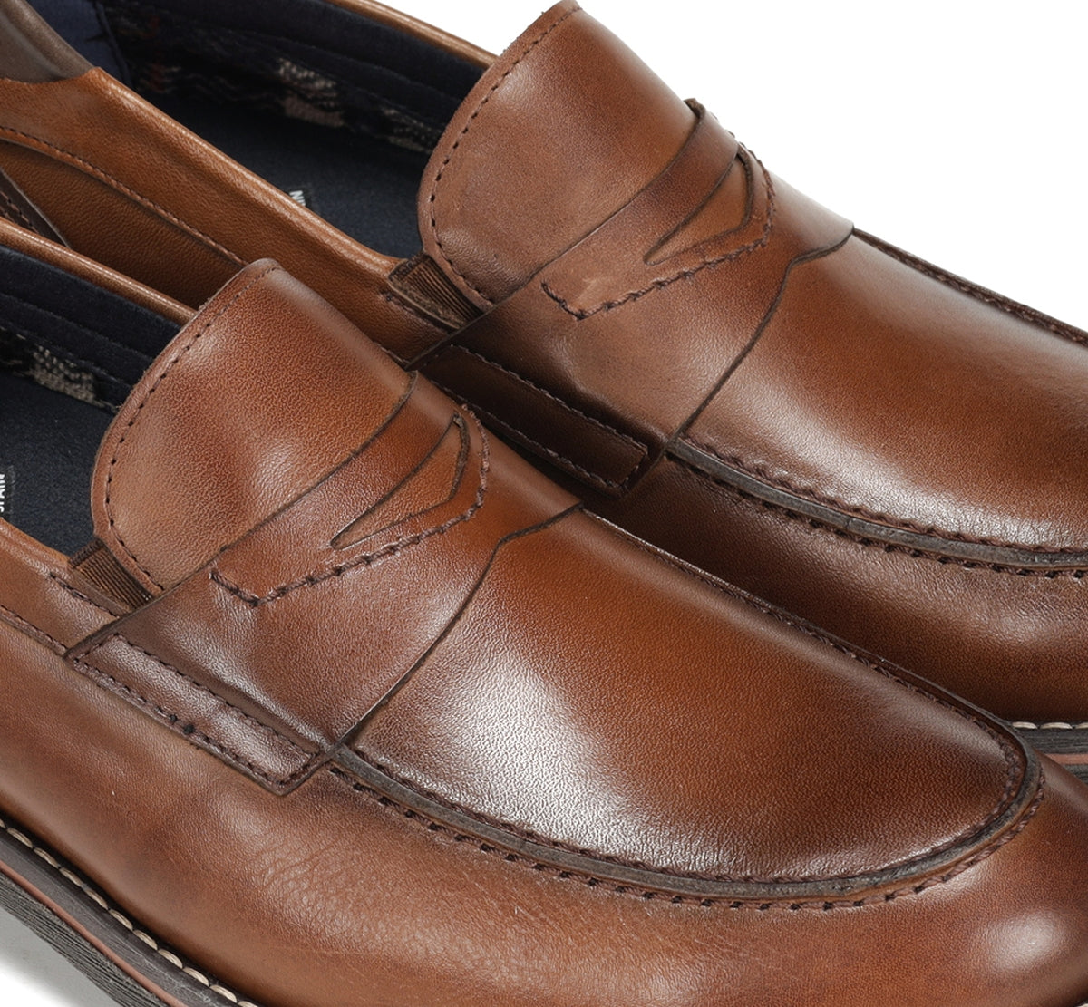 Fluchos Terry F1290 mocassins marron cuir homme