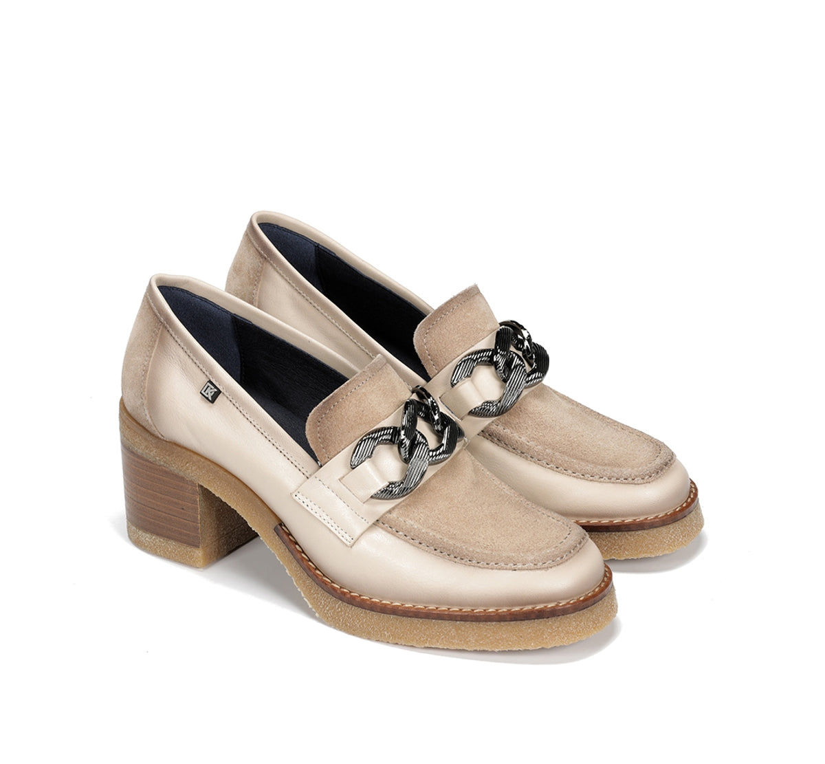 Dorking by Fluchos Oprah D9193 mocassin femme taupe