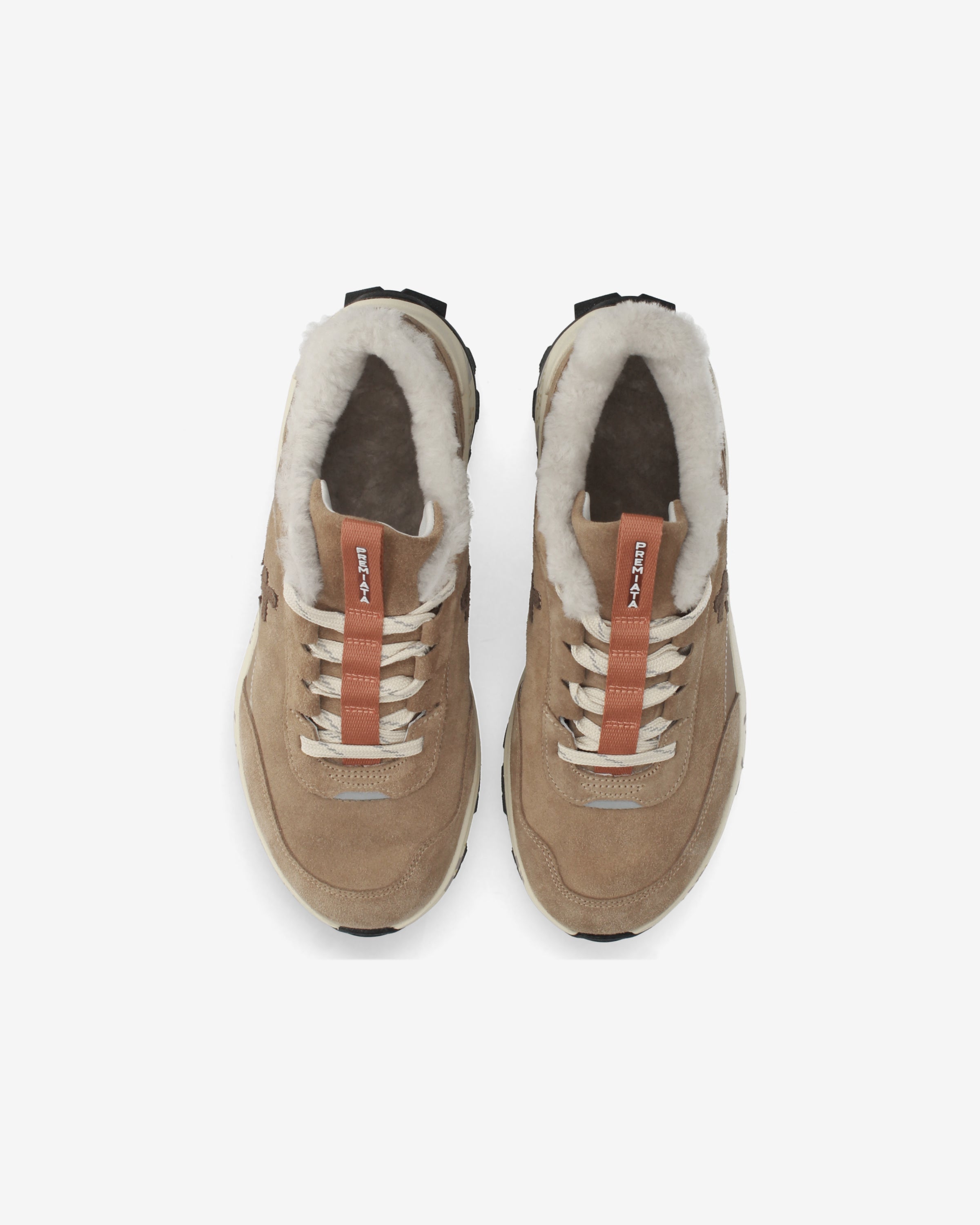 Premiata Devind 506M sneakers daim beige fourrées