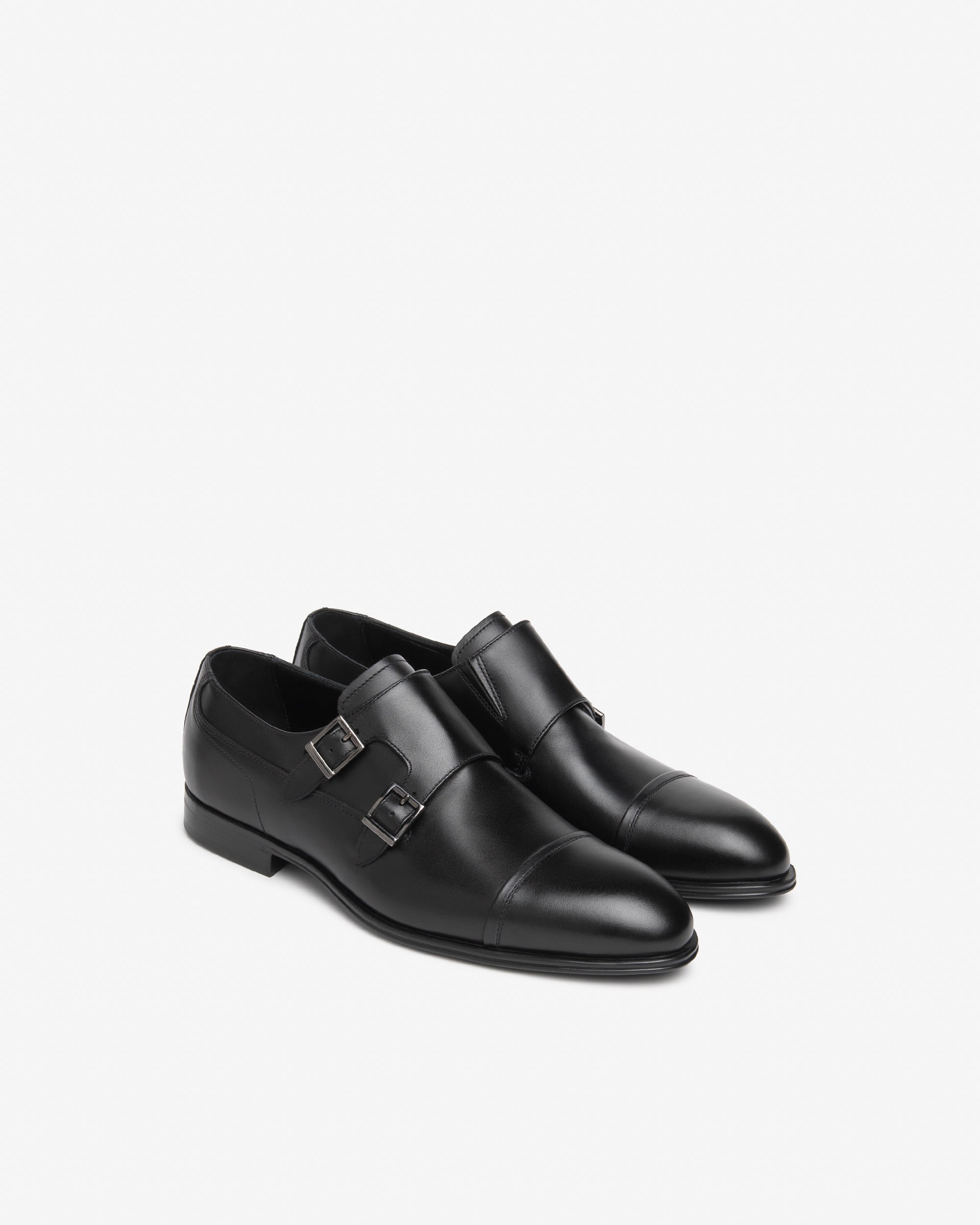 Nero Giardini Derby chaussures homme double boucle cuir