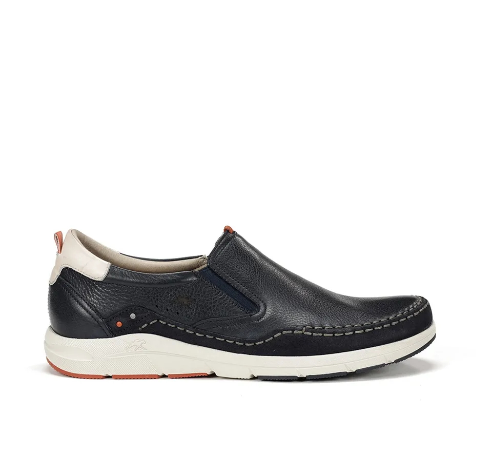 Fluchos Kai F1985 slip on bleu homme sans lacet
