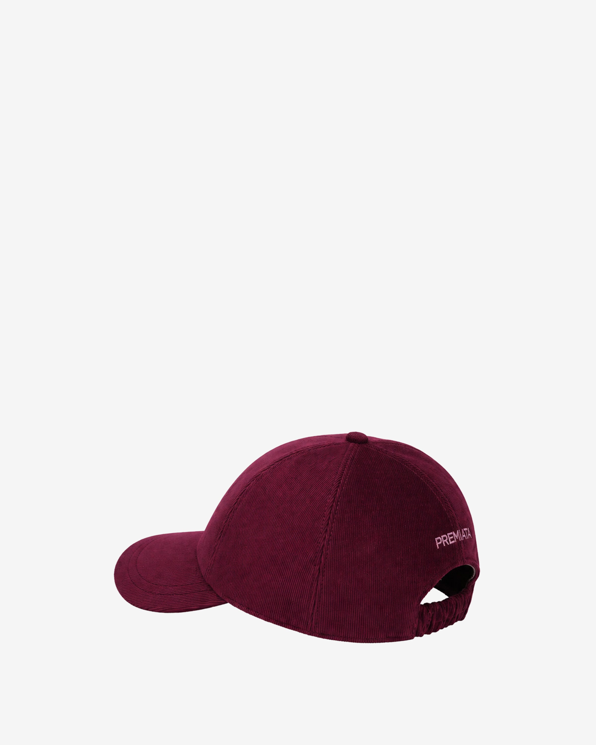 Premiata Corduroy Baseball Cap casquette bordeaux velours