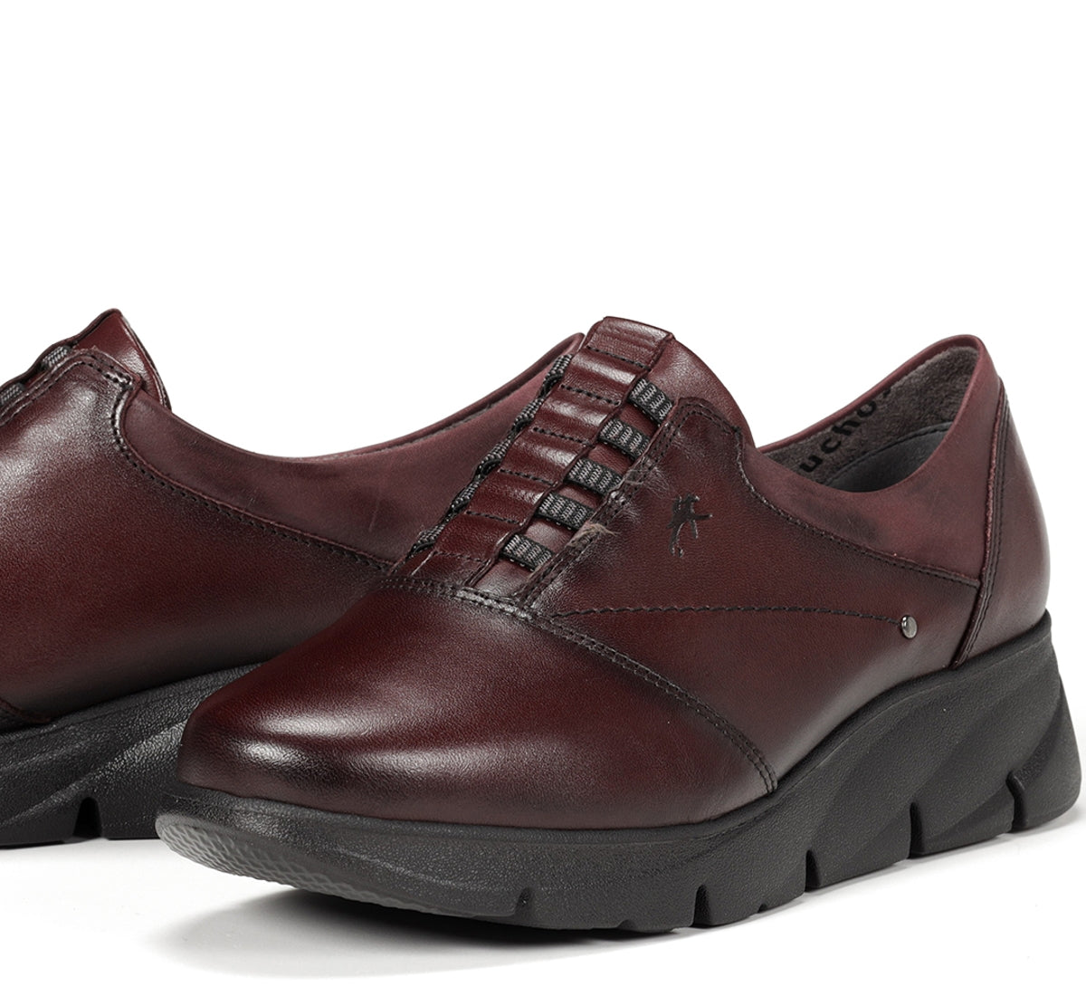 Fluchos Bona F1357 chaussures femme bordeaux légères