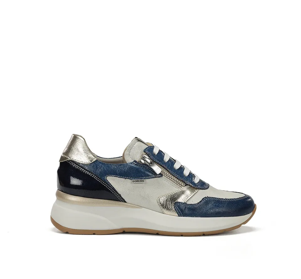 Fluchos Dorking Flix D9673 chaussure bleue femme