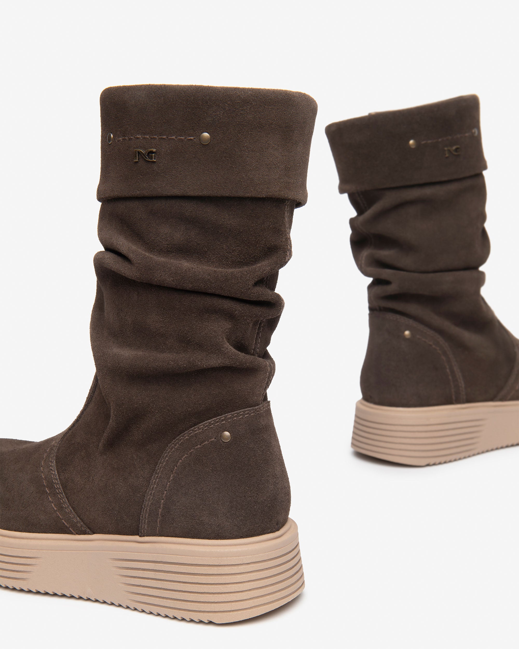 Nero Giardini Boots bottines daim fille zip hiver