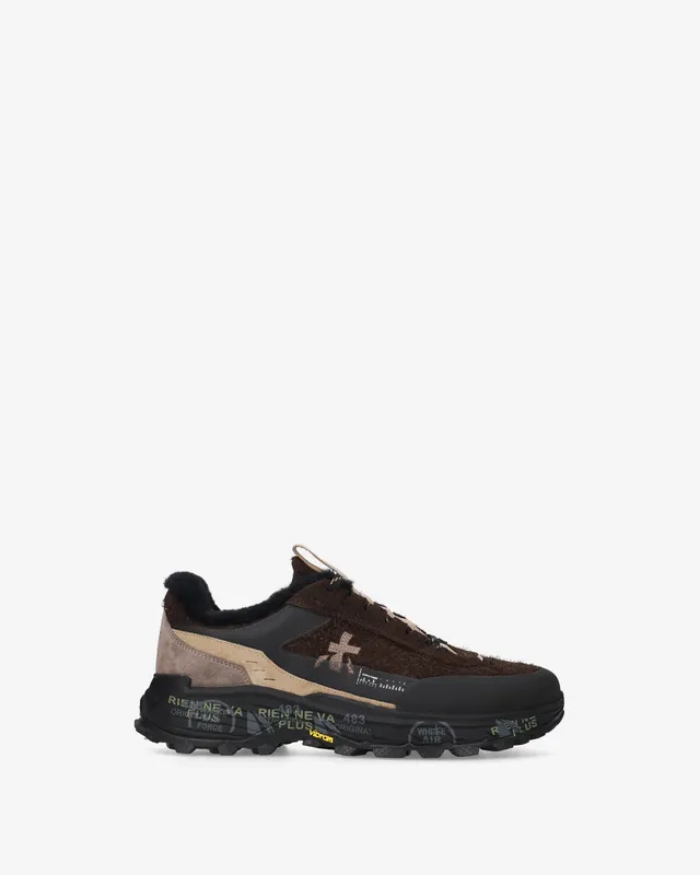 Premiata Devin 500M baskets marron foncé Vibram