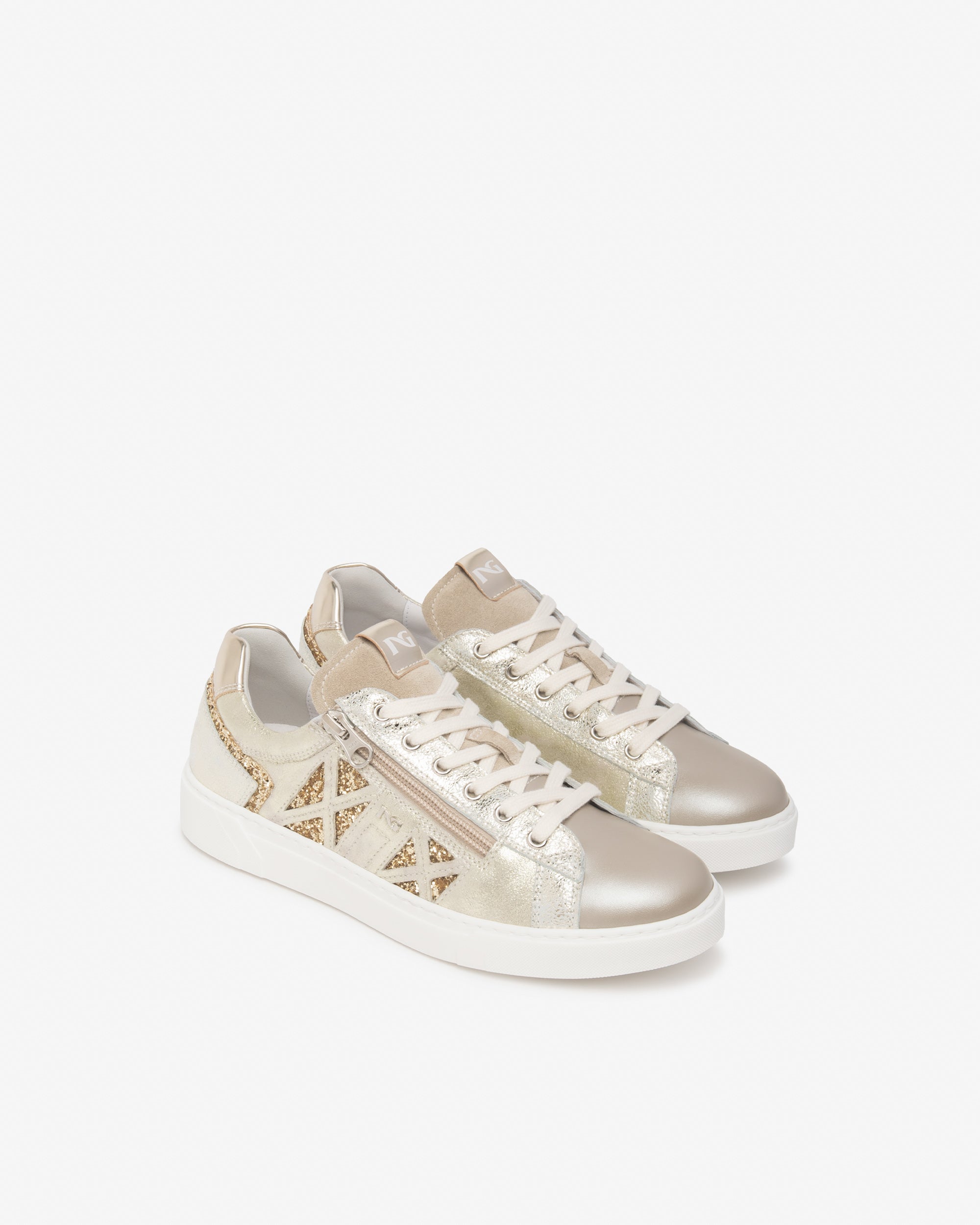 Nero Giardini Sneakers cuir tissu femme confort