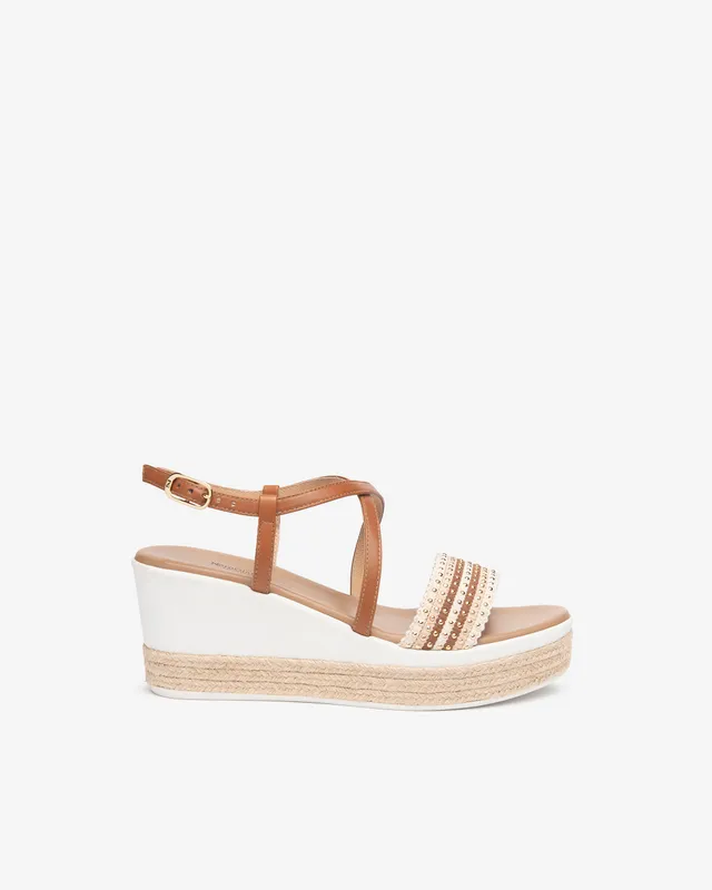 Nero Giardini Sandales Nu-pieds Cuir Femme Compensées 7 cm