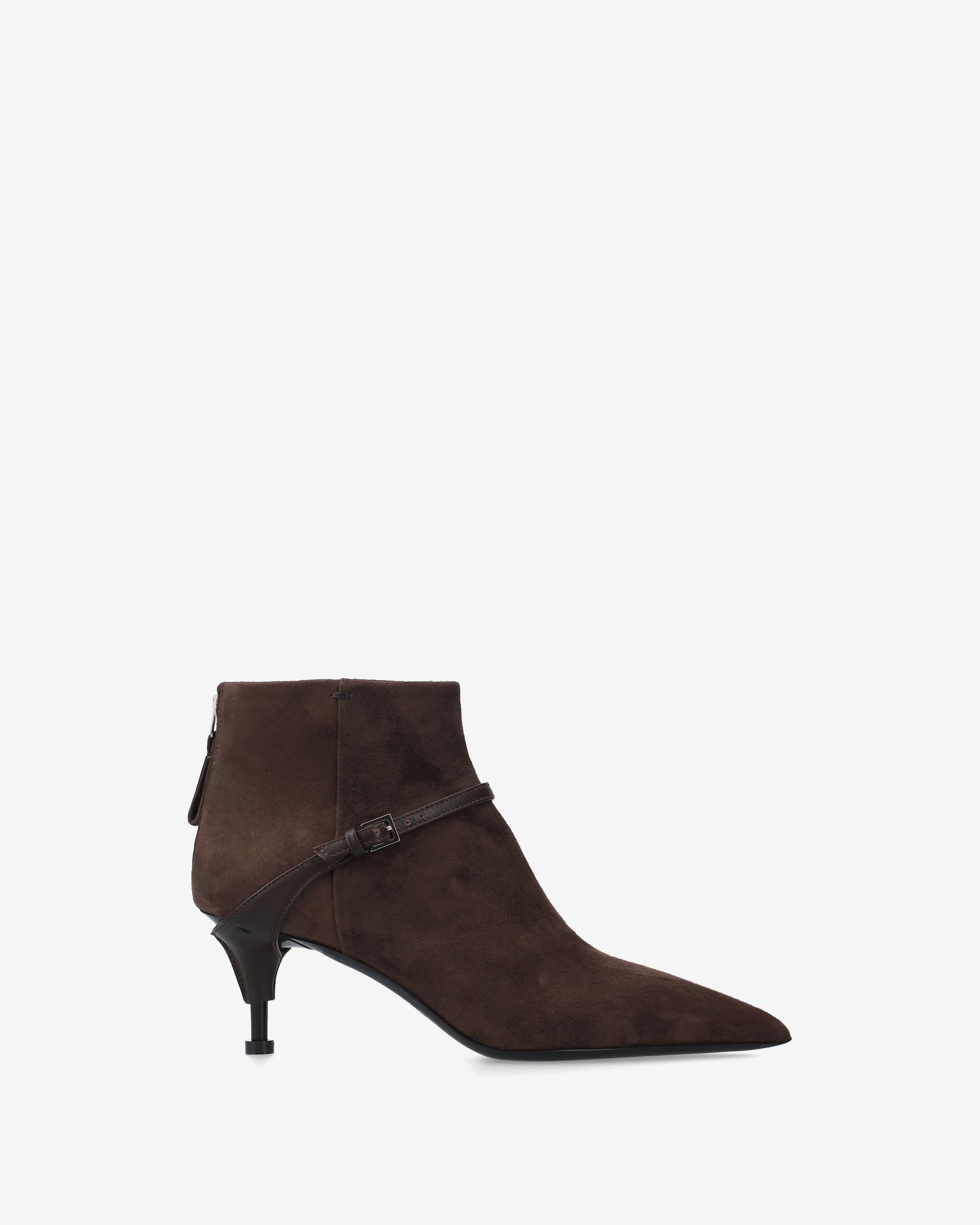 Premiata bottines femme cuir marron talon 65 mm
