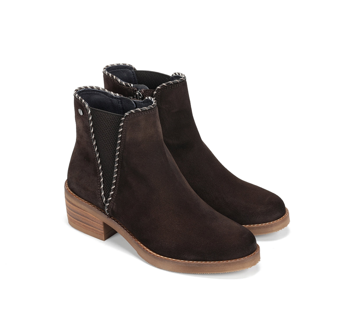 Dorking by Fluchos Layla D9545 bottines marron talon bas