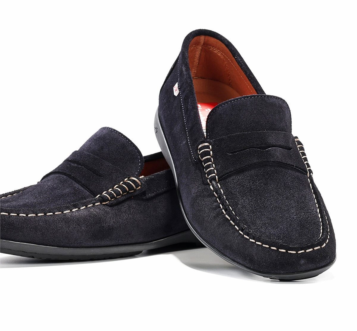 Fluchos Samoa F2207 mocassin homme bleu souple