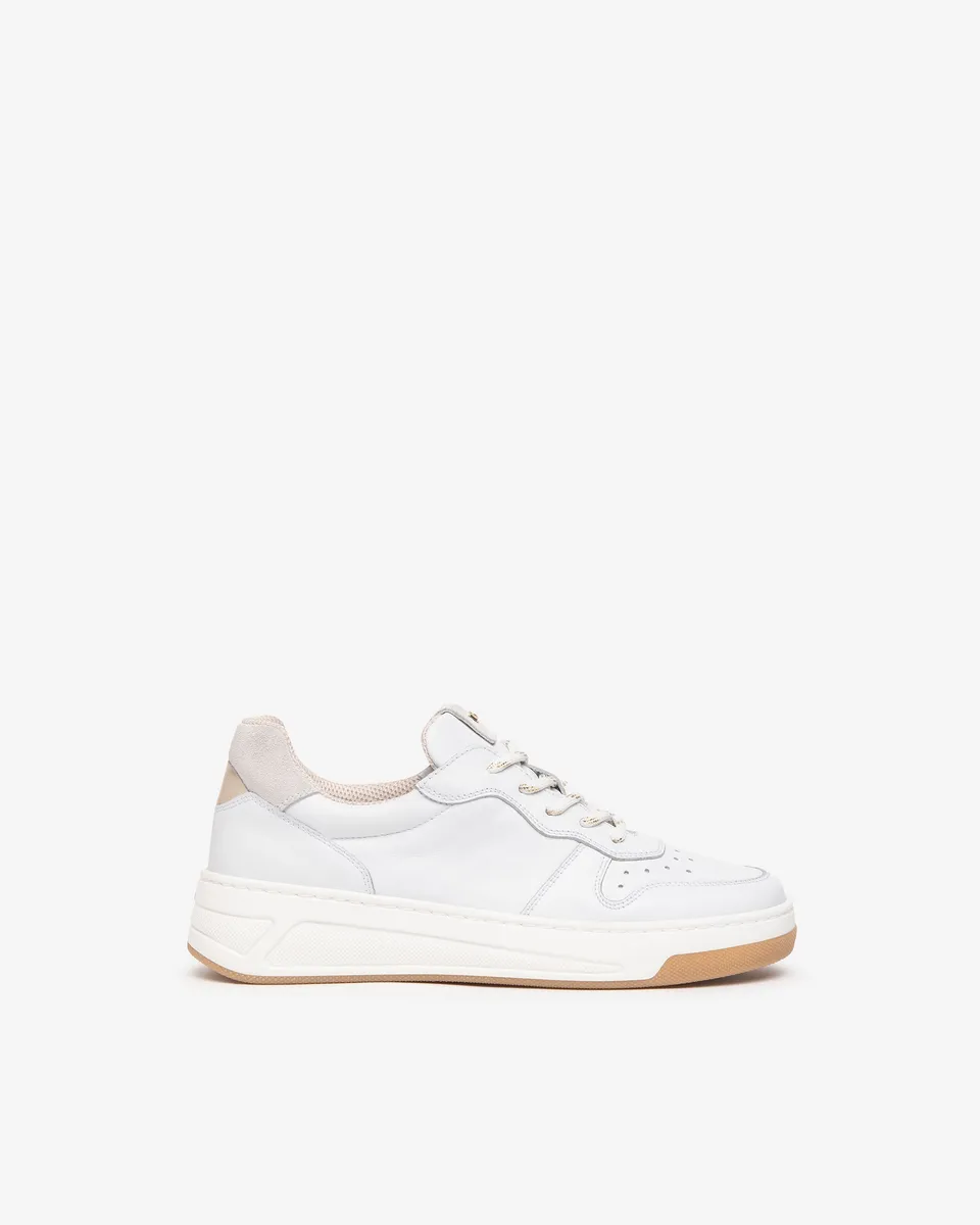 Nero Giardini Sneakers basket cuir femme miroir 35-41