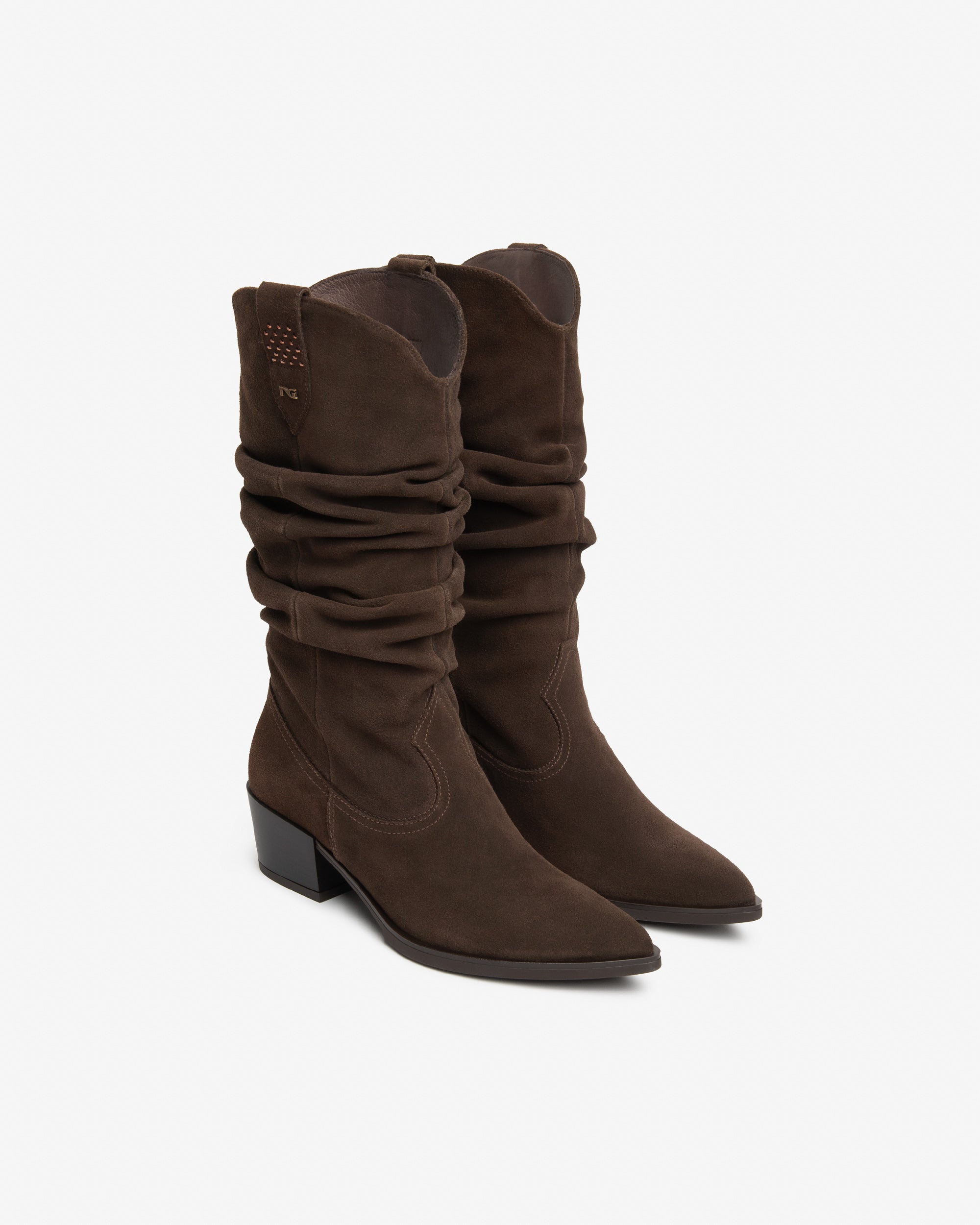Nero Giardini Boots bottes daim femme talon 5 cm