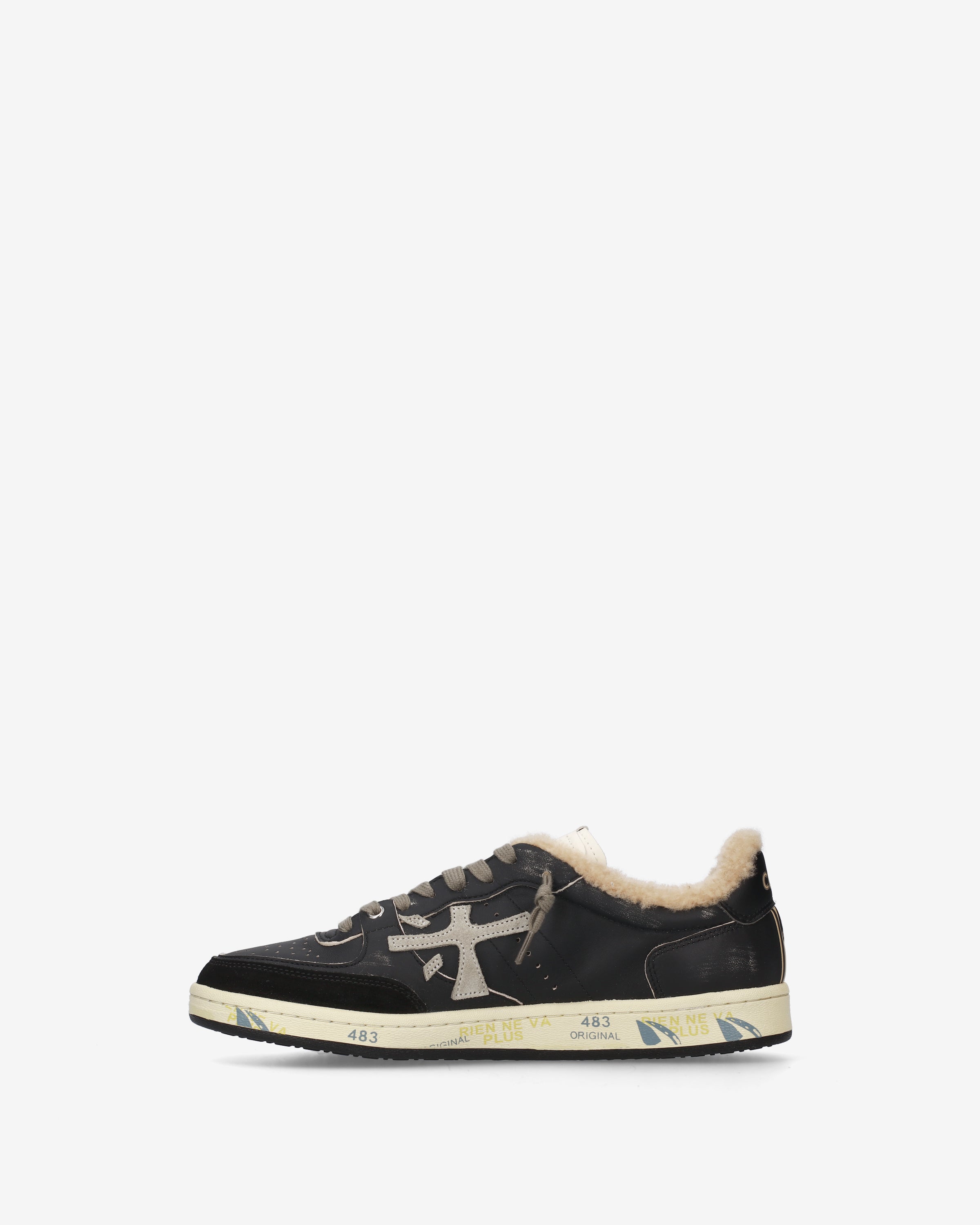 Premiata Bskt Clay 6909M sneakers noir fourrée