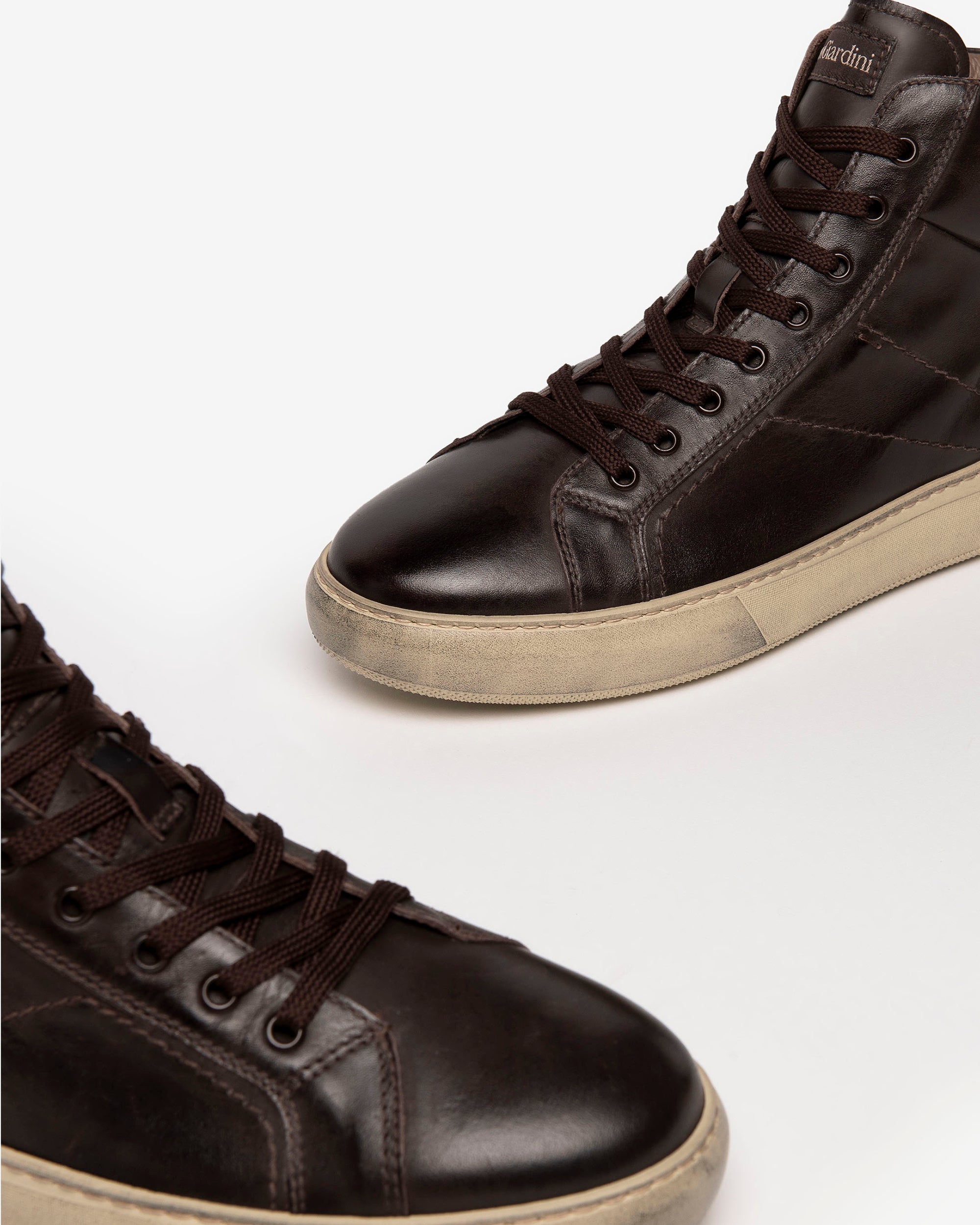 Nero Giardini Sneakers Basket Montante Cuir Homme