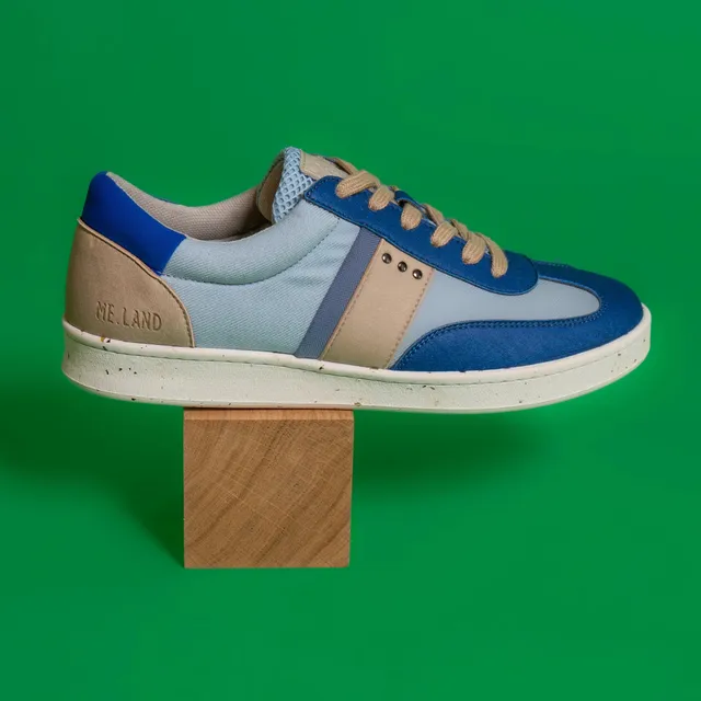 Me.Land Vivace basket vegan nylon bleu beige