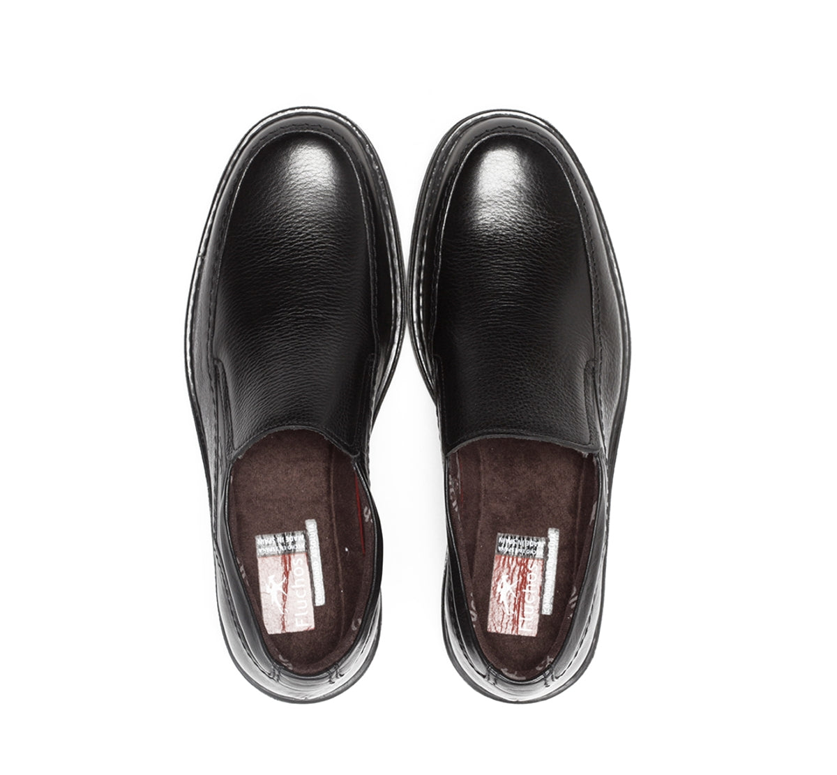 Fluchos Clipper 9578 slip on homme noir cuir