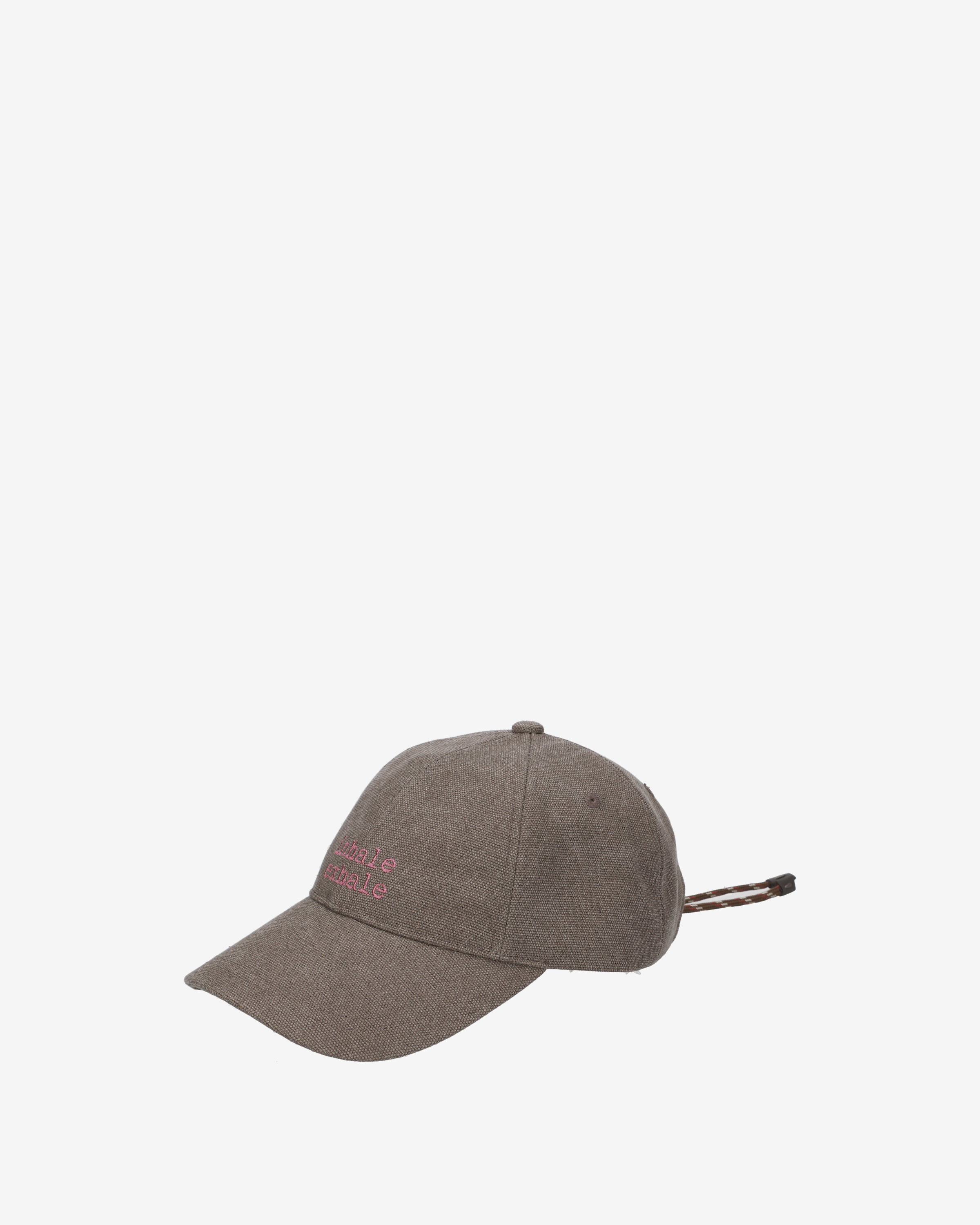 Premiata Inhale Exhale casquette baseball taupe broderie