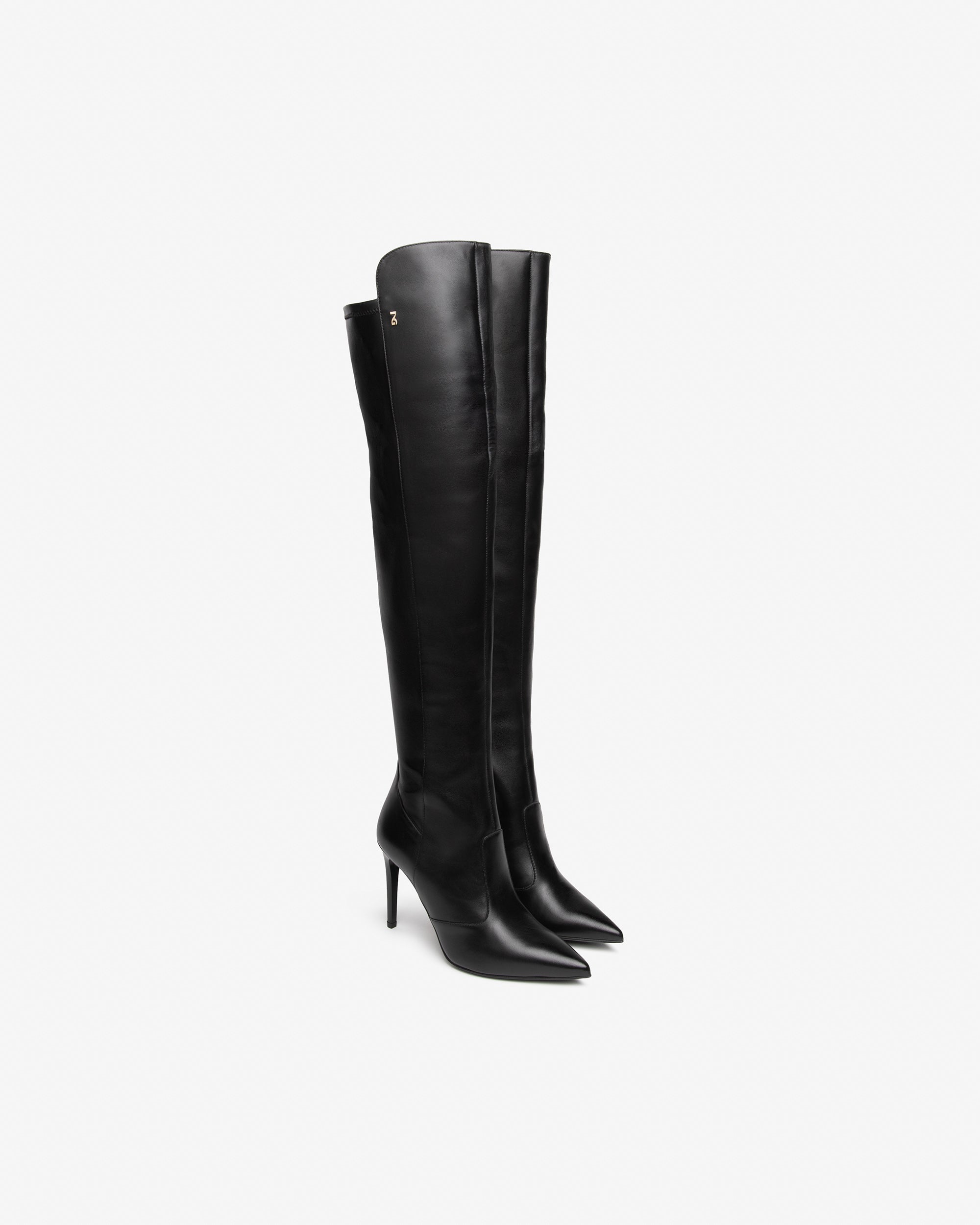 Nero Giardini Boots Bottes Cuir Femme Talon 95 mm