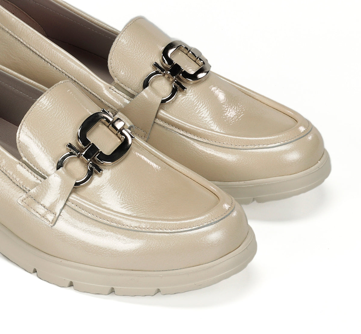 Fluchos Gladis F2282 mocassins femme taupe confort
