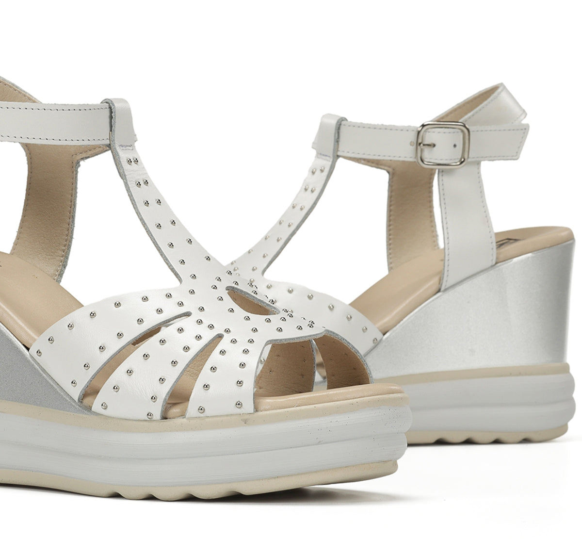 Dorking Diane D9701 sandales femme blanc talon