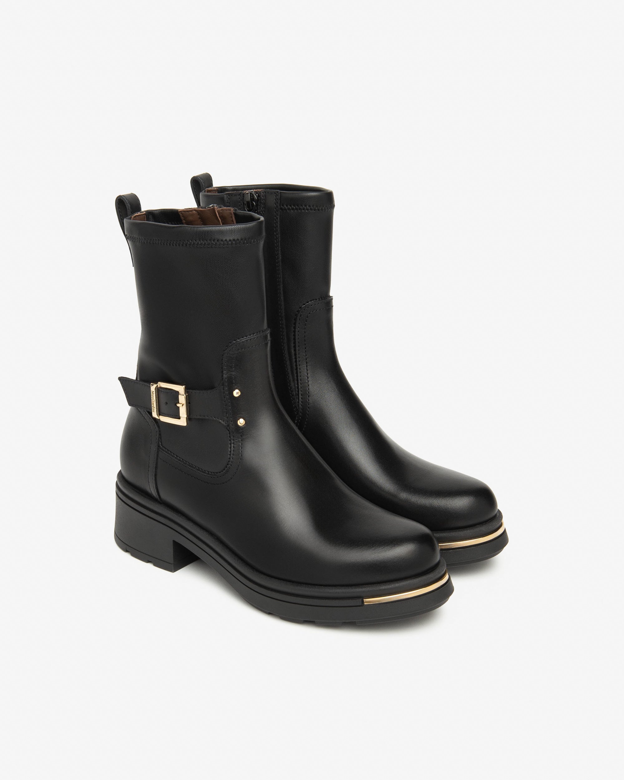 Nero Giardini Bottines Cuir Femme Hiver Technique