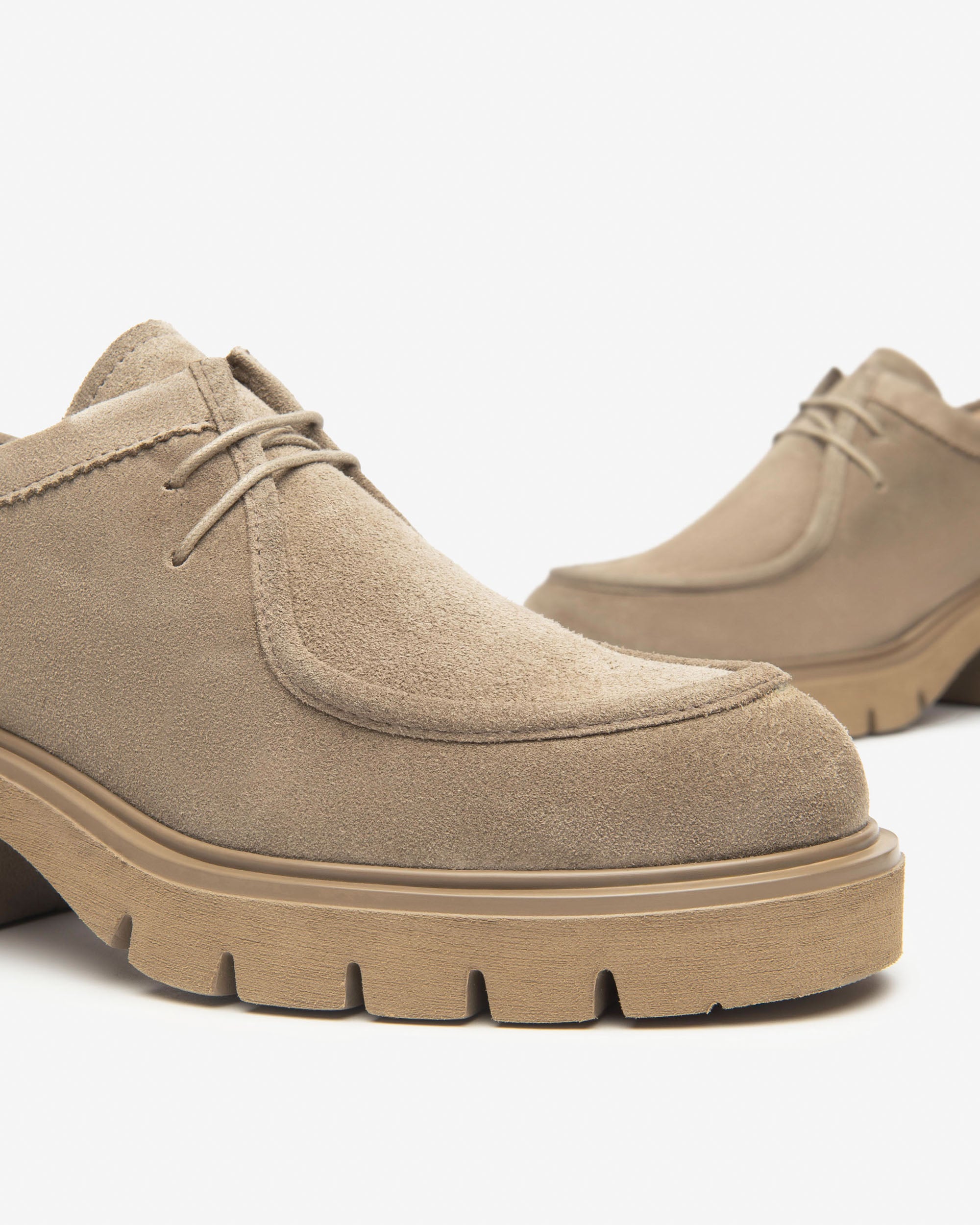 Nero Giardini Tie-up derbies daim femme lacets
