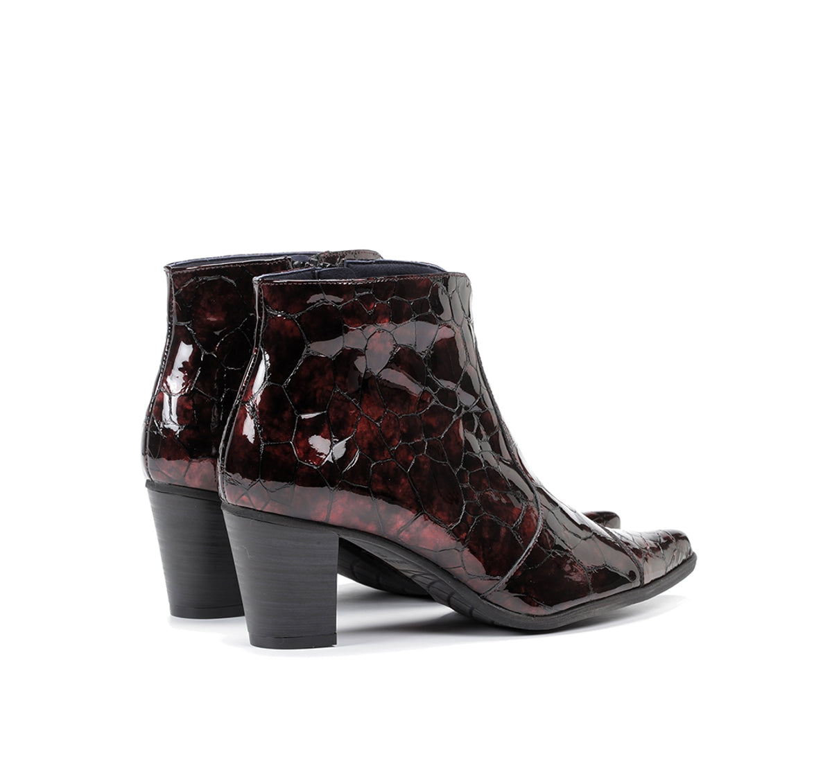 Dorking by Fluchos Deisy D8248 bottine bordeaux talon
