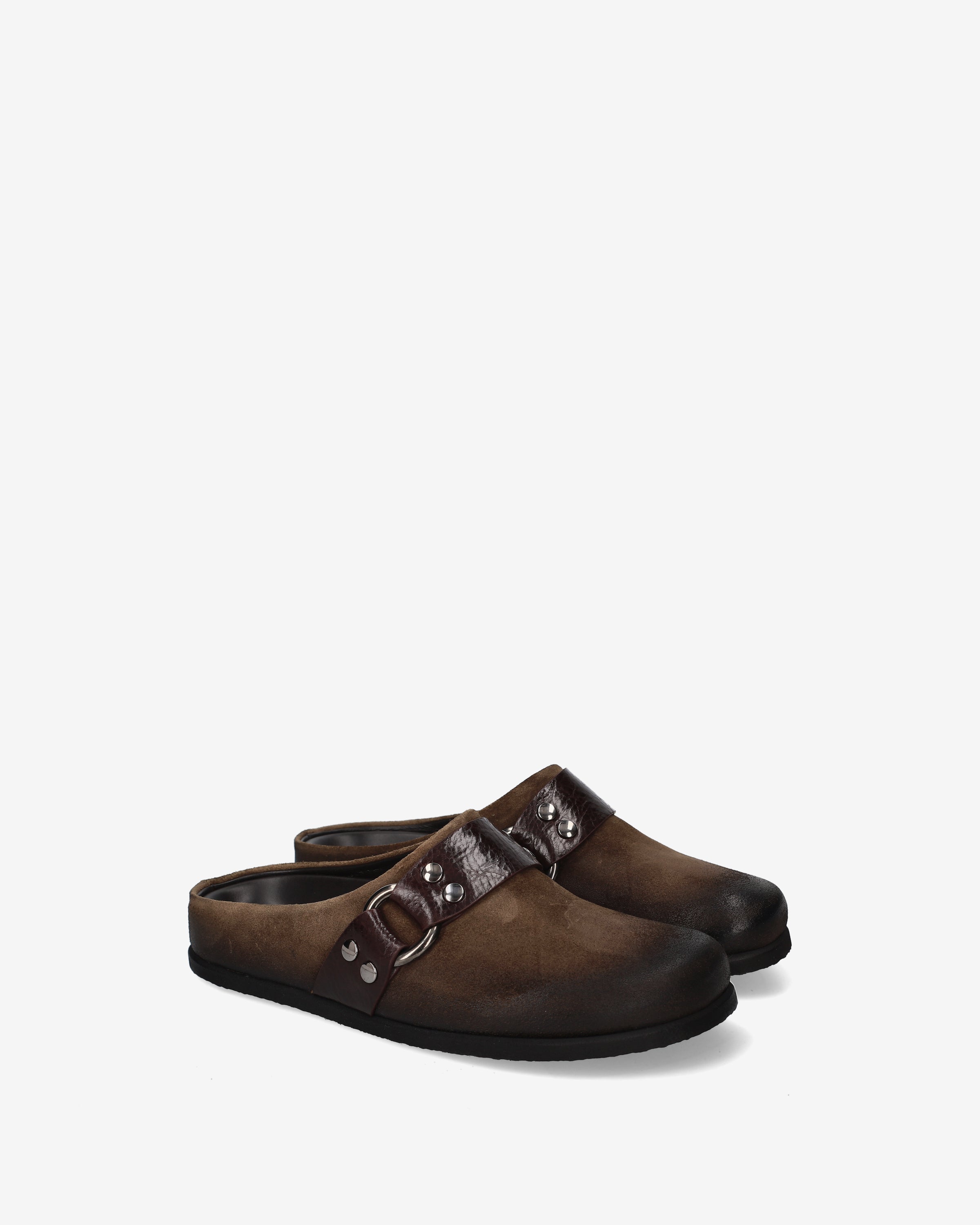 Premiata Mules cuir Fango pointure 38 mules daim femme