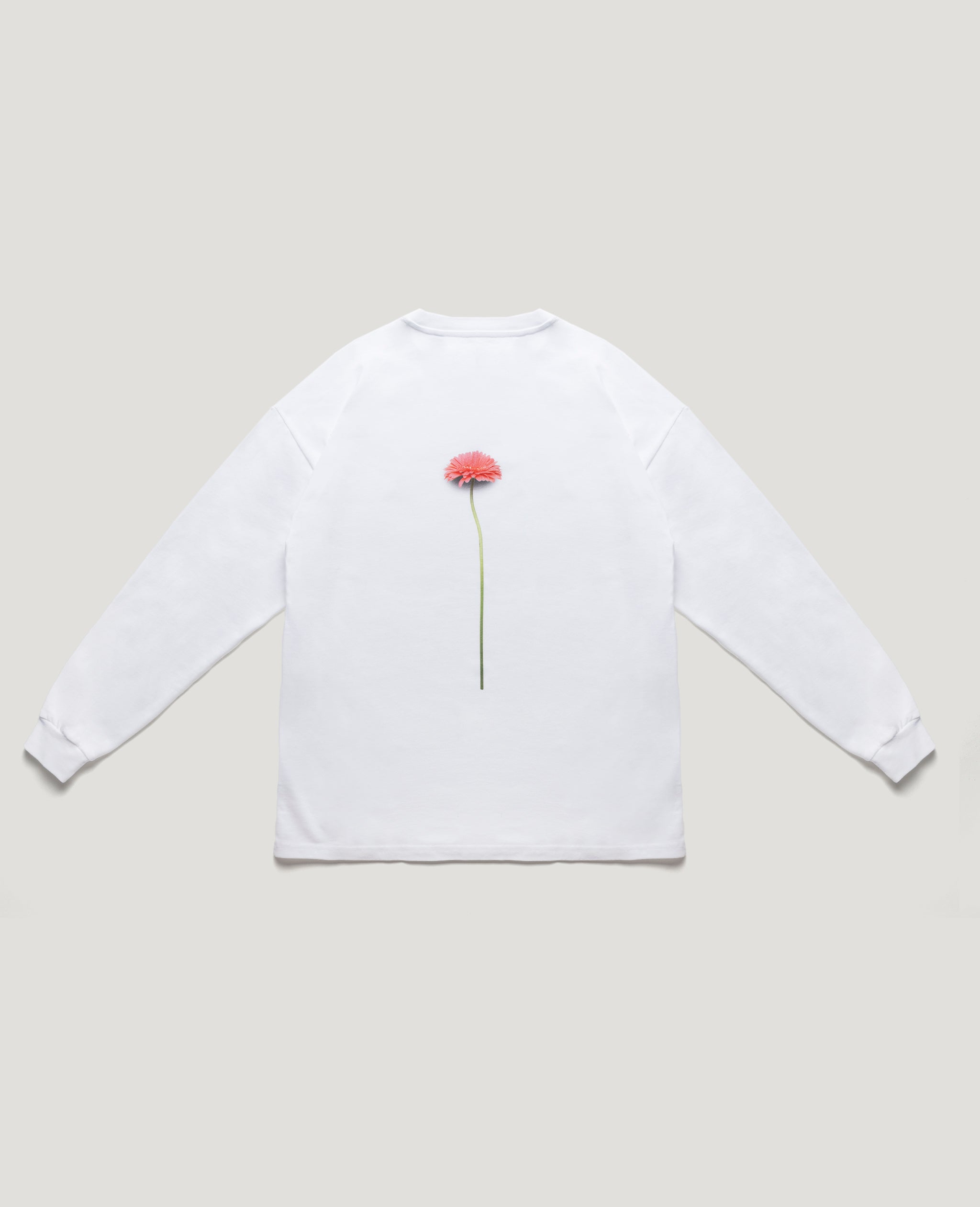 Flamingos Life Apparel t-shirt manches longues flower blanc