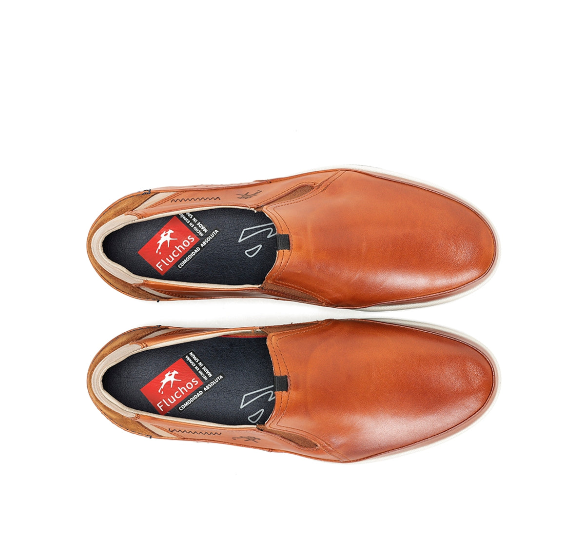 Fluchos Jaden F1735 slip on homme marron large