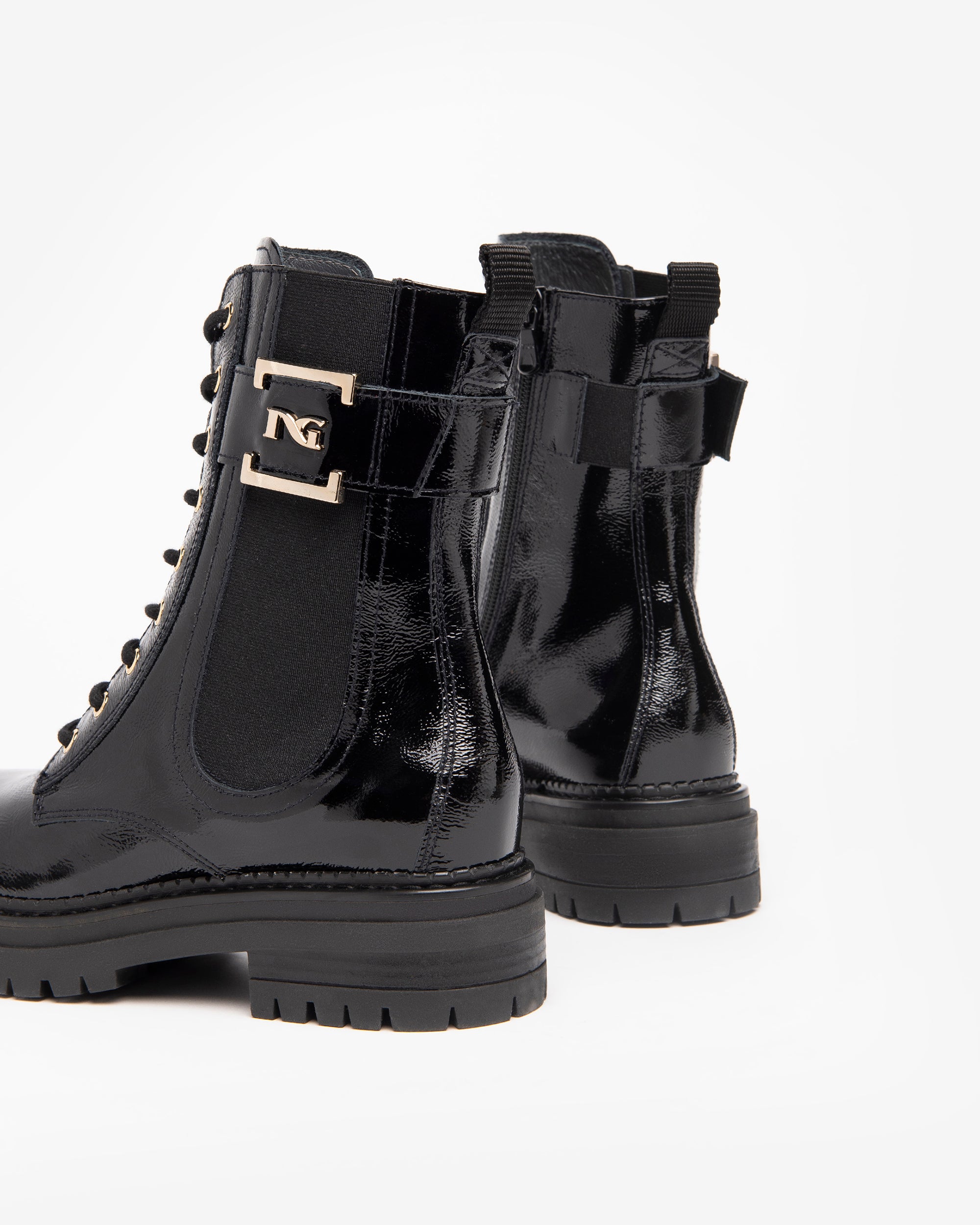 Nero Giardini Combat Boots boots vernies femme 38 hiver