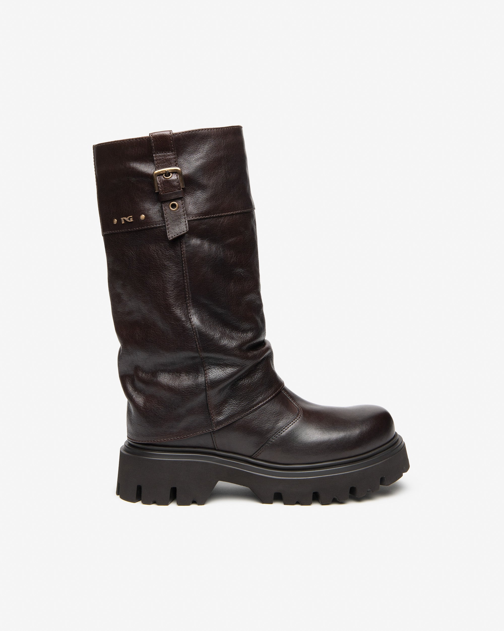 Nero Giardini Boots cuir femme bottes talon 55 mm