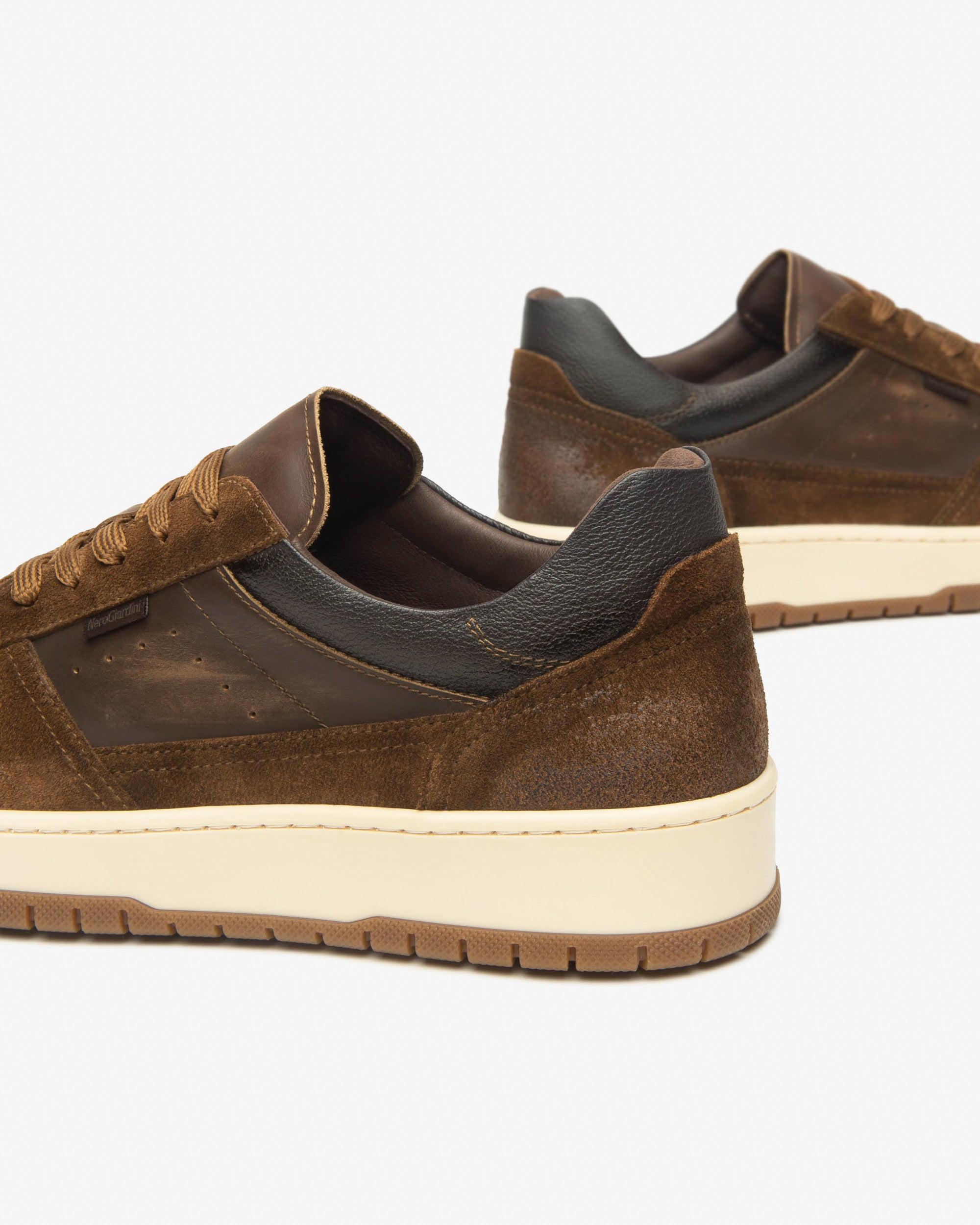 Nero Giardini Sneakers baskets cuir suède homme