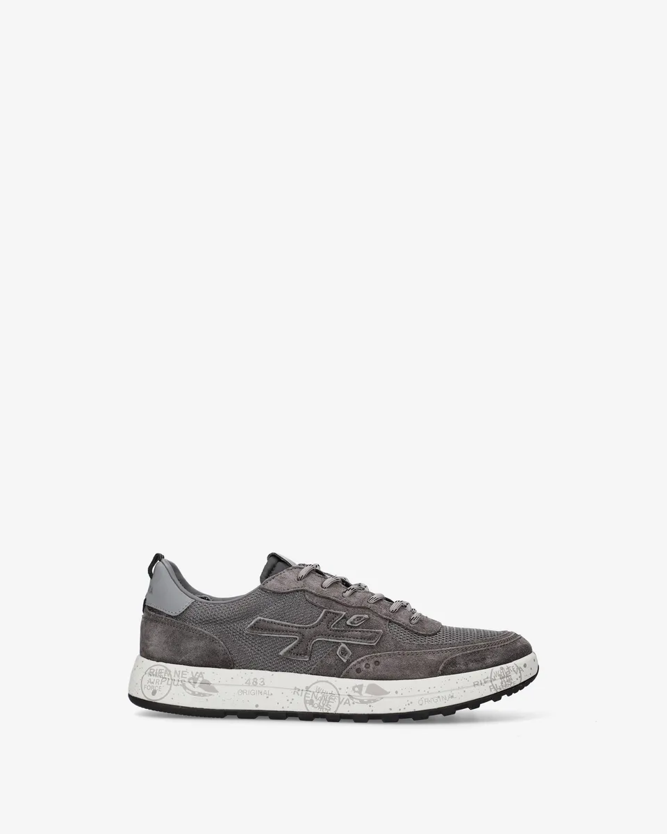 Premiata Nous 8668 sneakers maille gris anthracite