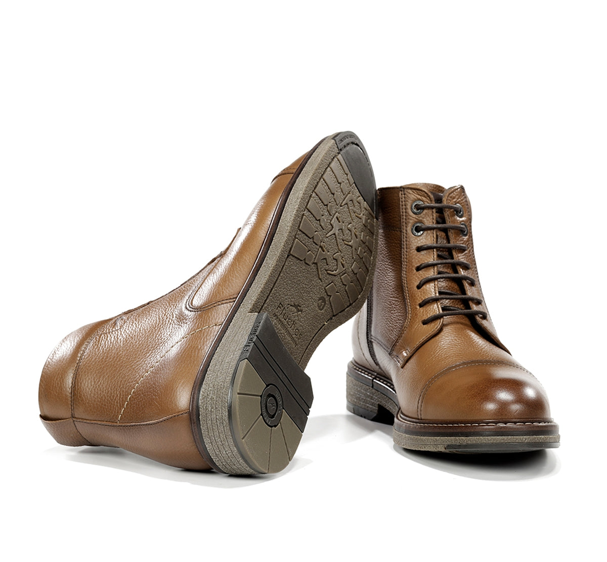 Fluchos Kasper F1822 bottes marron cuir homme confort