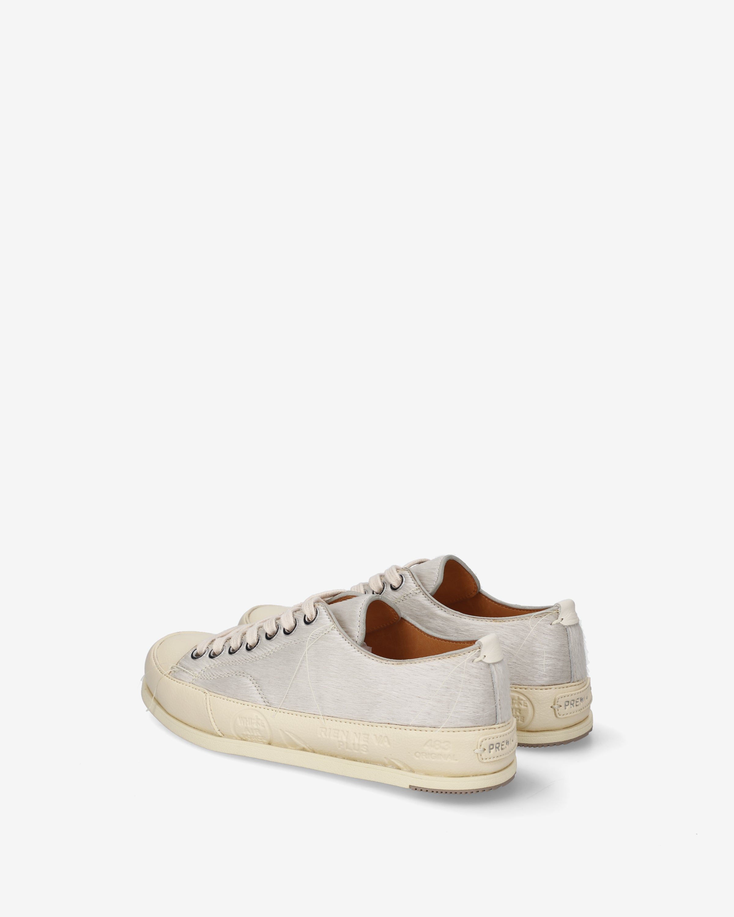 Premiata Vincentd 15 8612 Sneakers Crème Cuir