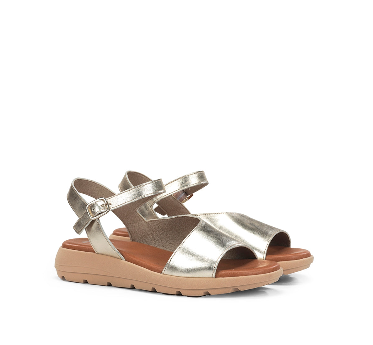 Dorking Gandia D9463 sandales doré femme boucle