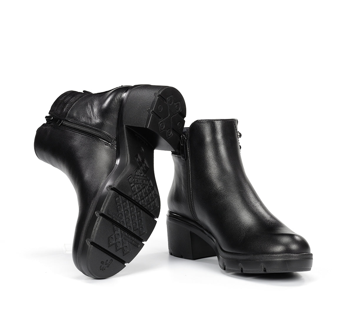 Fluchos Fugaz F2102 bottine noire femme à talon