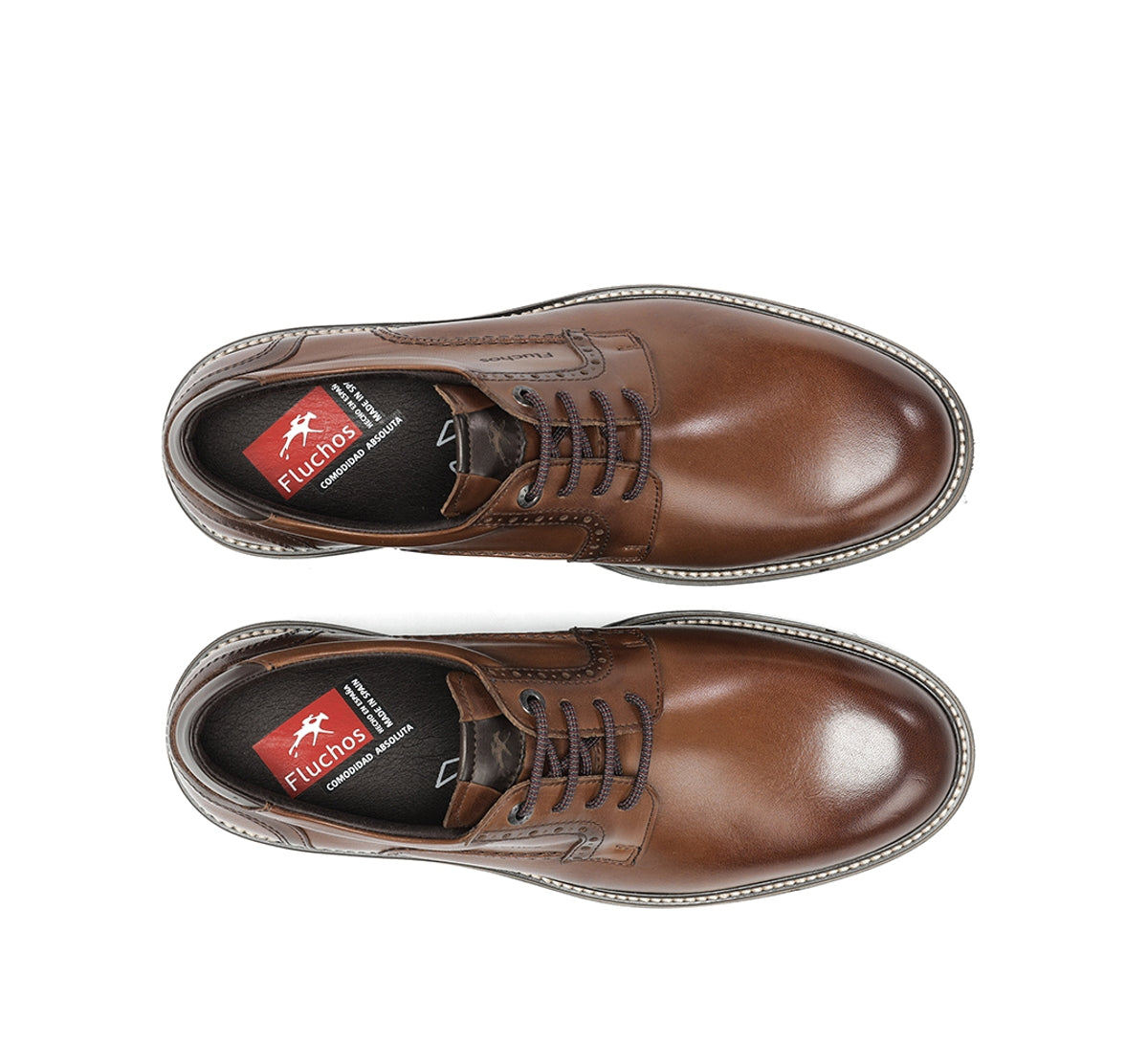Fluchos Buggy F2319 chaussure homme marron classique