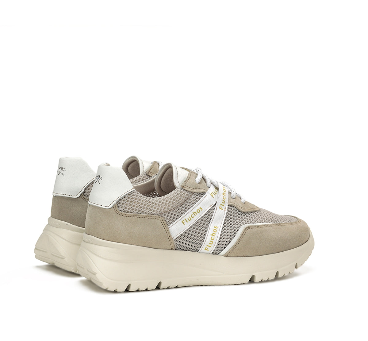 Fluchos Eira F1683 baskets femme taupe lacets
