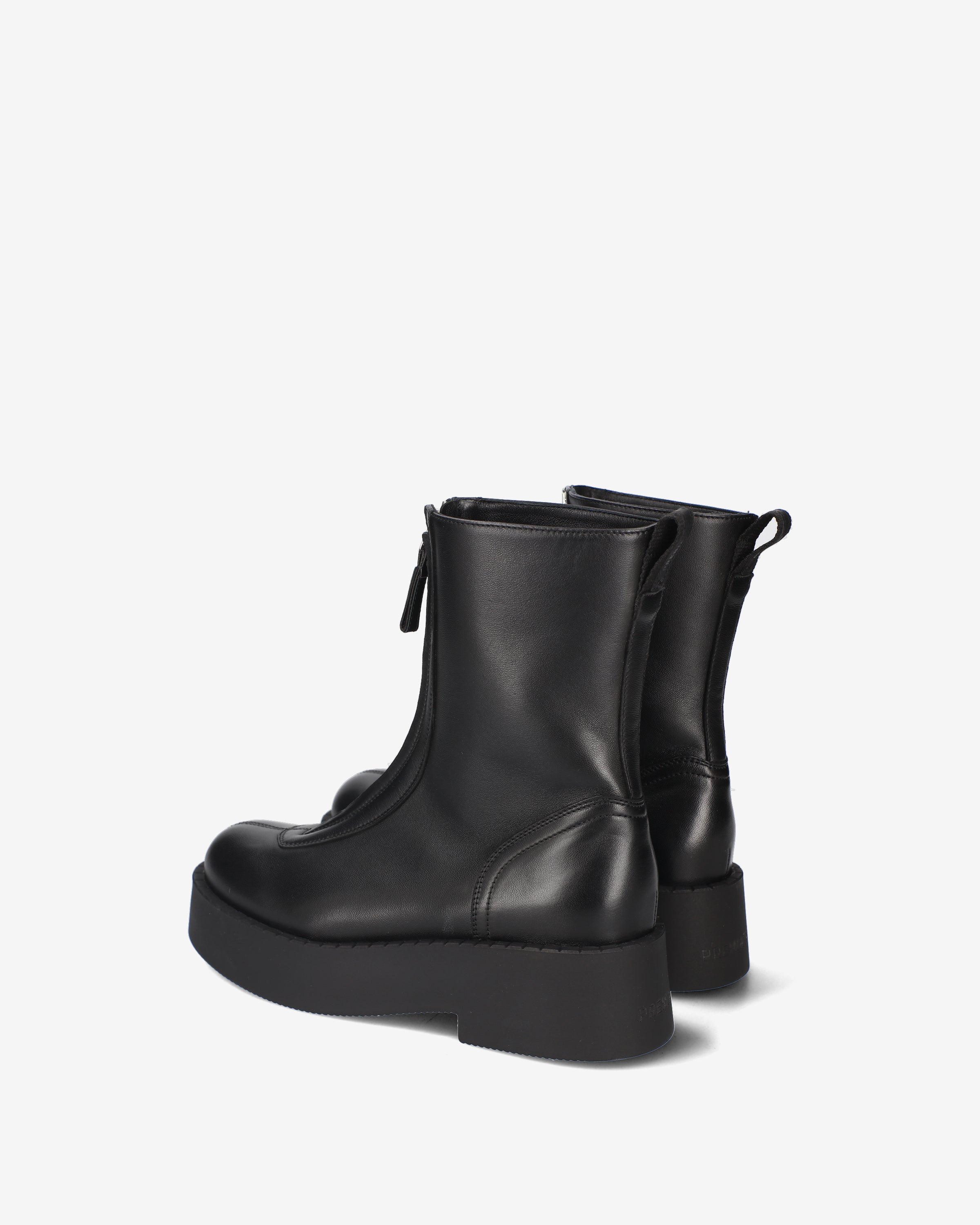 Premiata Boots Black Leather Boots bottines noir cuir