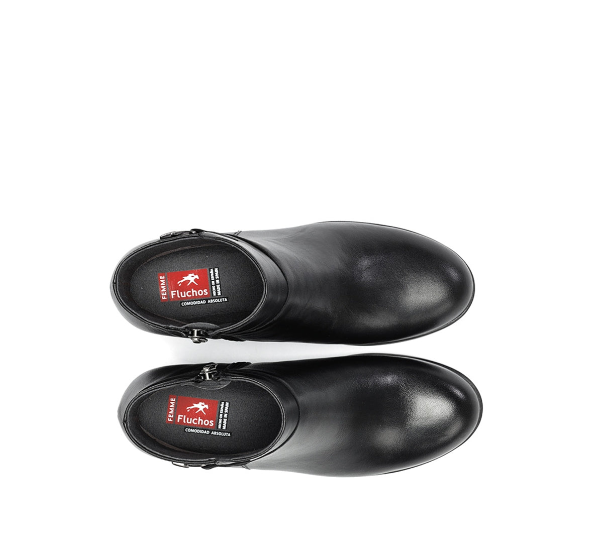Fluchos Aliss F2240 bottine noire cuir femme