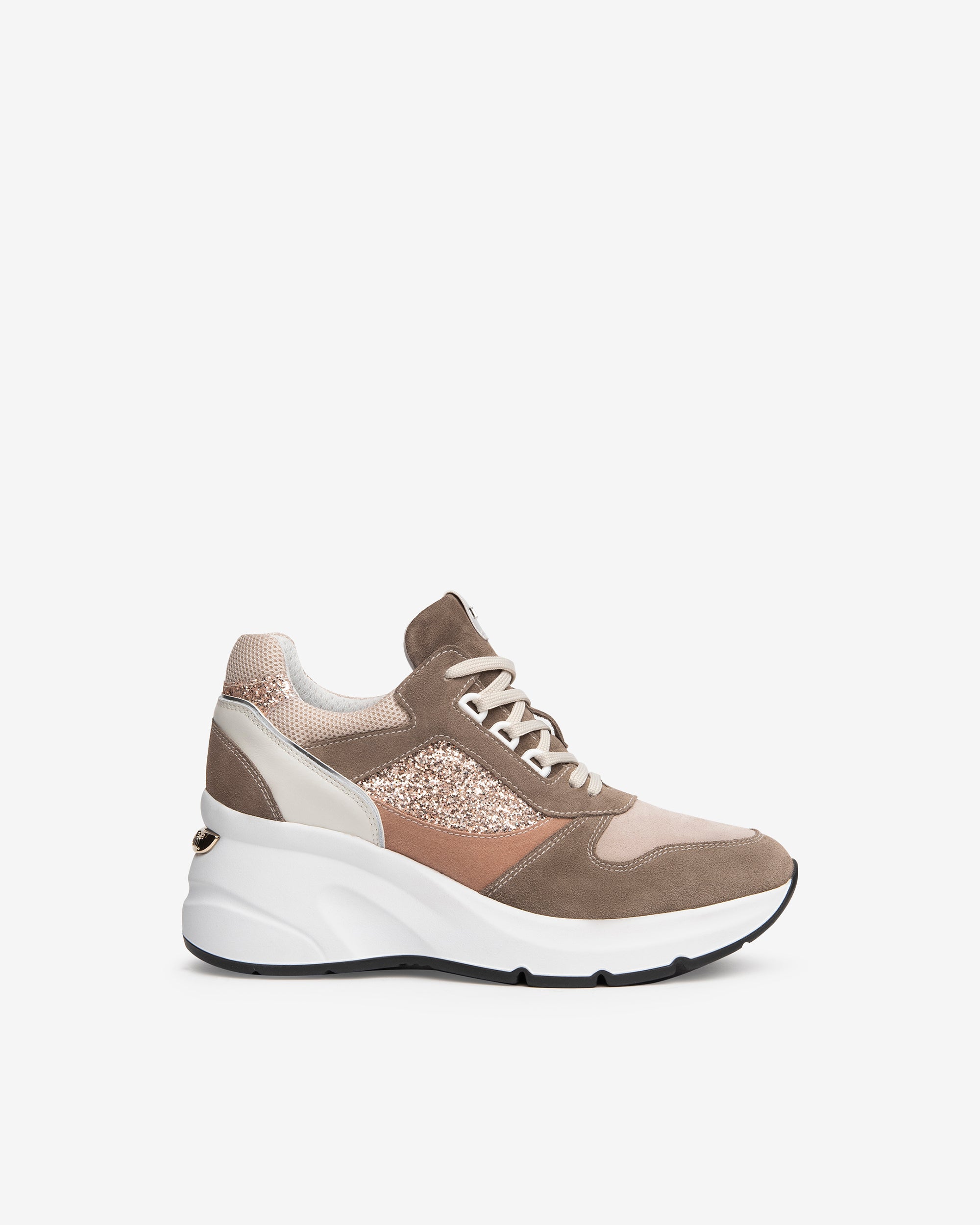 Nero Giardini Sneakers baskets toile cuir femme