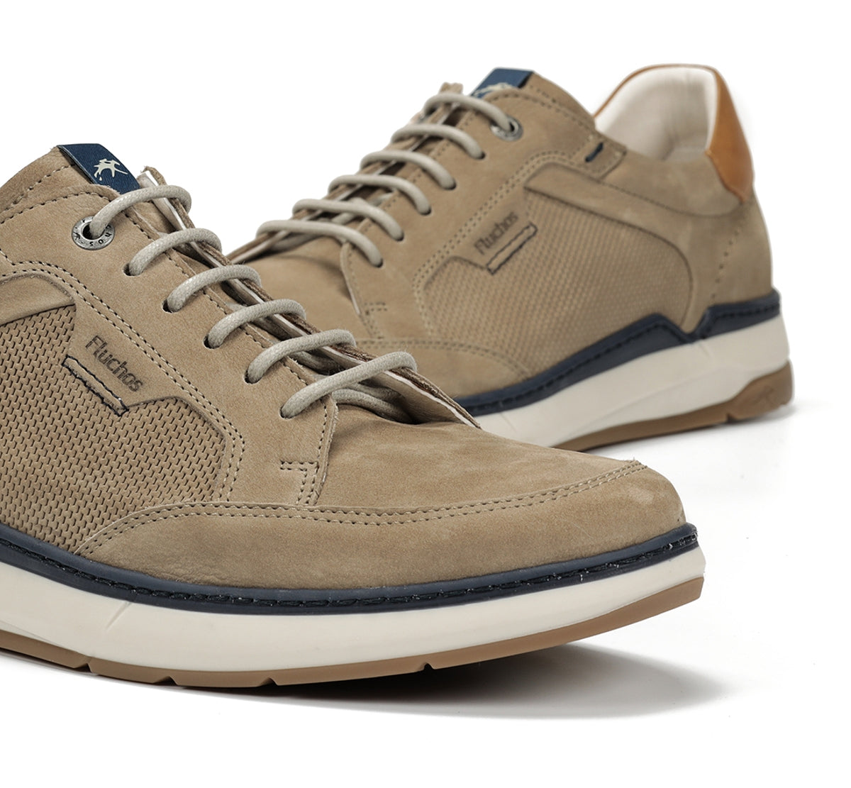 Fluchos Deportivos Jeff F2211 Baskets Taupe Cuir