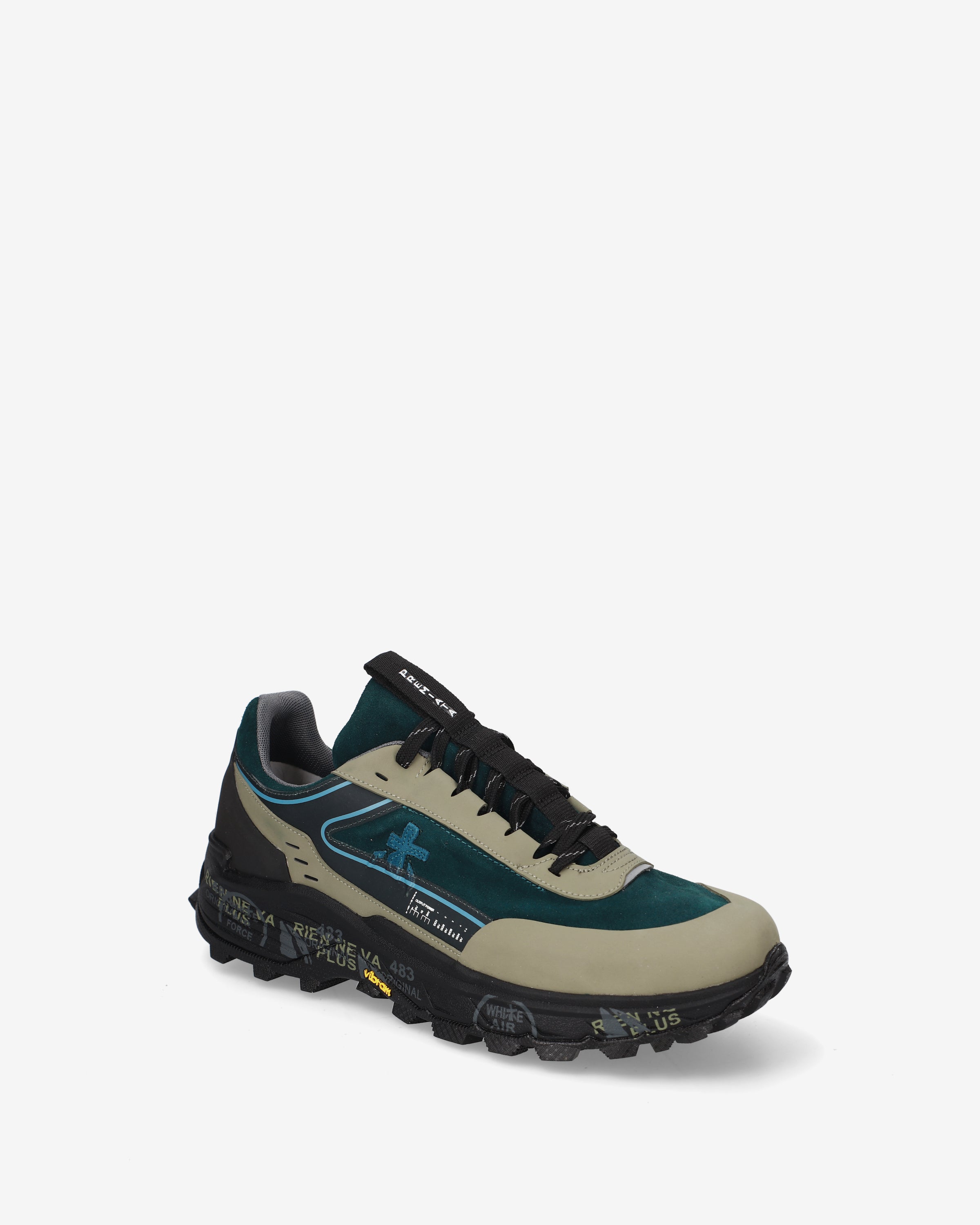 Premiata Devin 502 sneakers homme pétrole Vibram