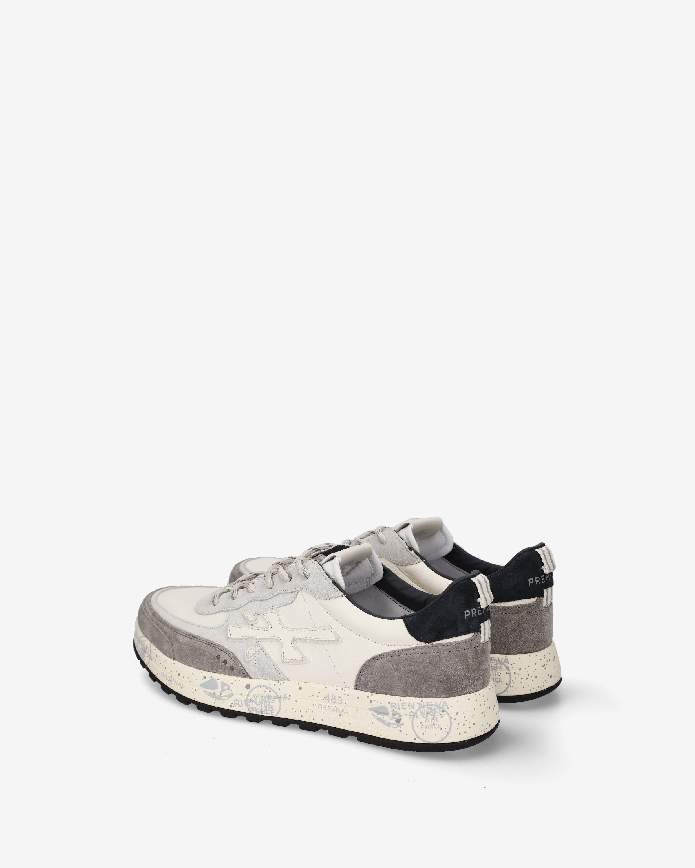 Premiata Nous 8466 sneakers crème tissu homme