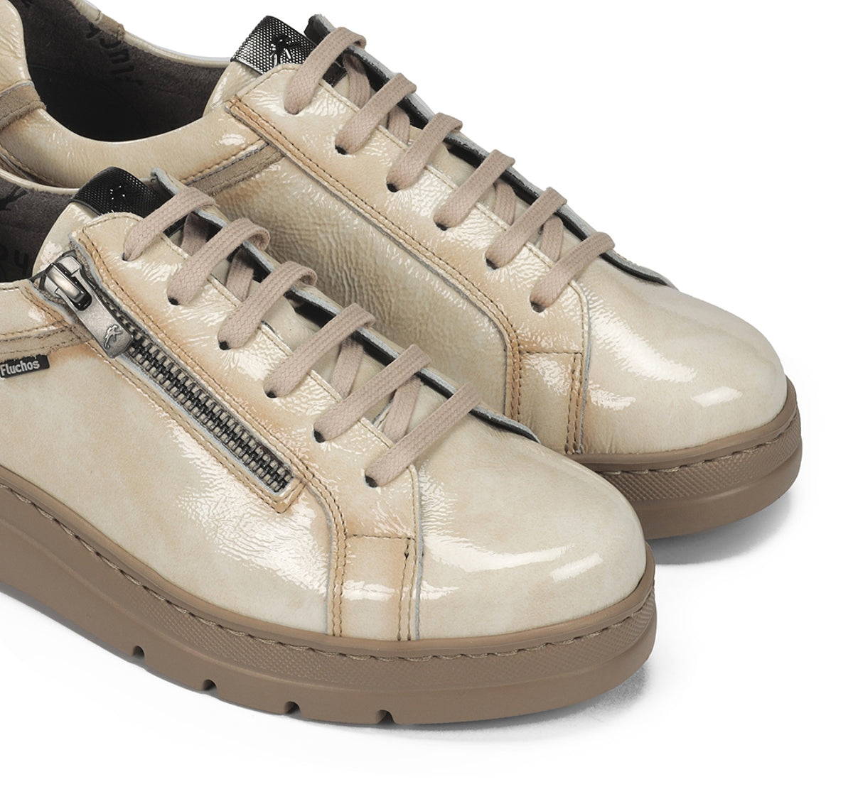 Fluchos Pompas F1666 baskets femme taupe